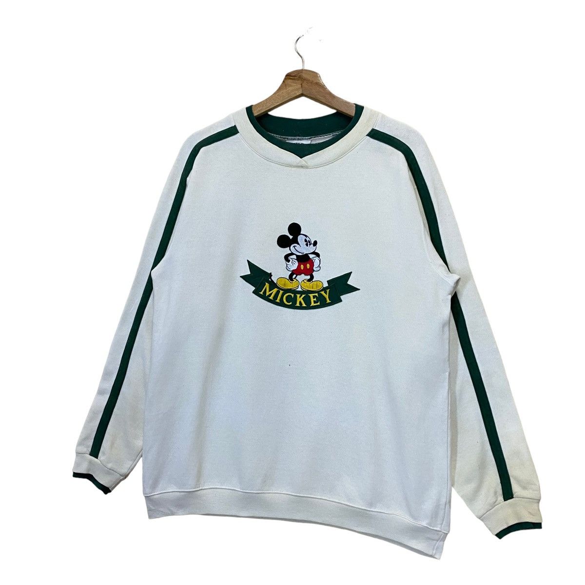 Disney × Mickey Mouse × Vintage Vintage 90s Mickey Mouse Crewneck Sweatshirt Size US XL / EU 56 / 4 - 3 Thumbnail