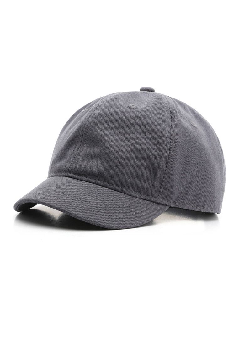 Other Grey Korean Style Short Brim Baseball Cap Size ONE SIZE - 1 Thumbnail