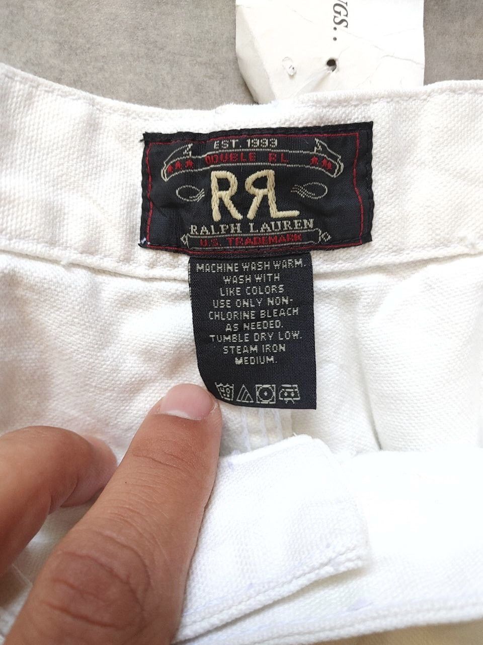 Polo Ralph Lauren Vintage NWTCapenter Double RL Ralph Lauren Made USA Size US 38 / EU 54 - 4 Thumbnail