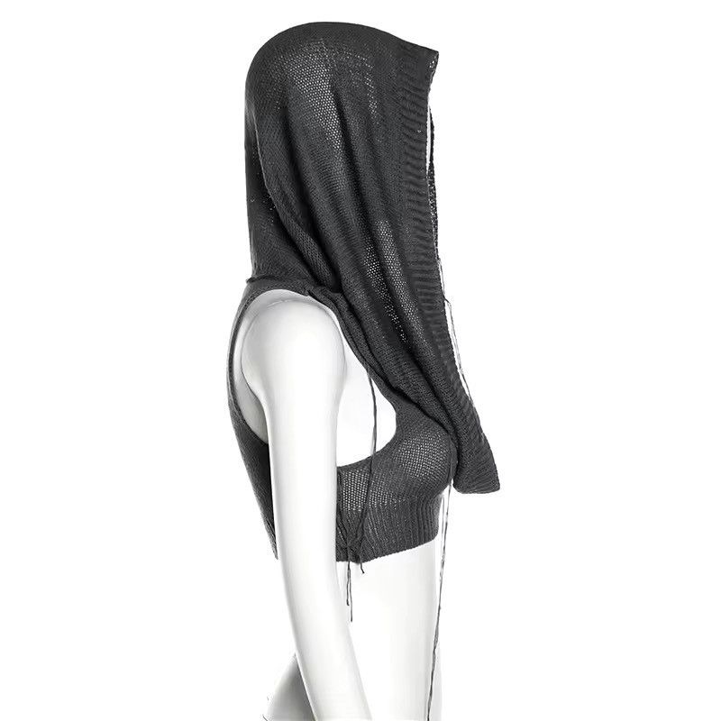 Handmade × Vintage Streetwear Knitted Crochet Tank Top Y2k Size S / US 4 / IT 40 - 4 Thumbnail