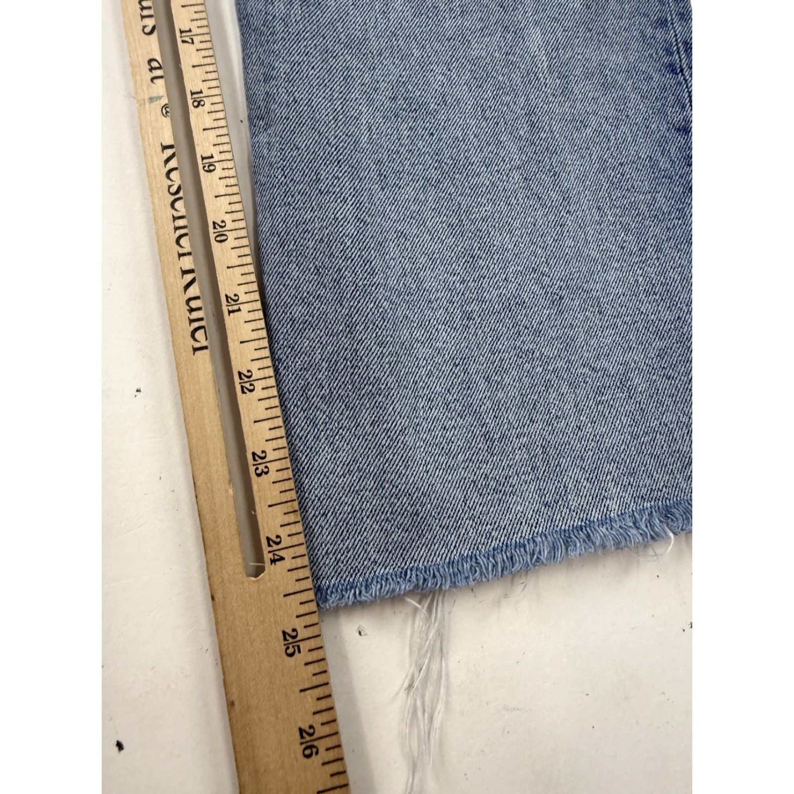 Zara Zara Jeans Womens 6 Medium Wash Blue Straight Leg Cropped Denim TRF Size 28" / US 6 / IT 42 - 6 Thumbnail