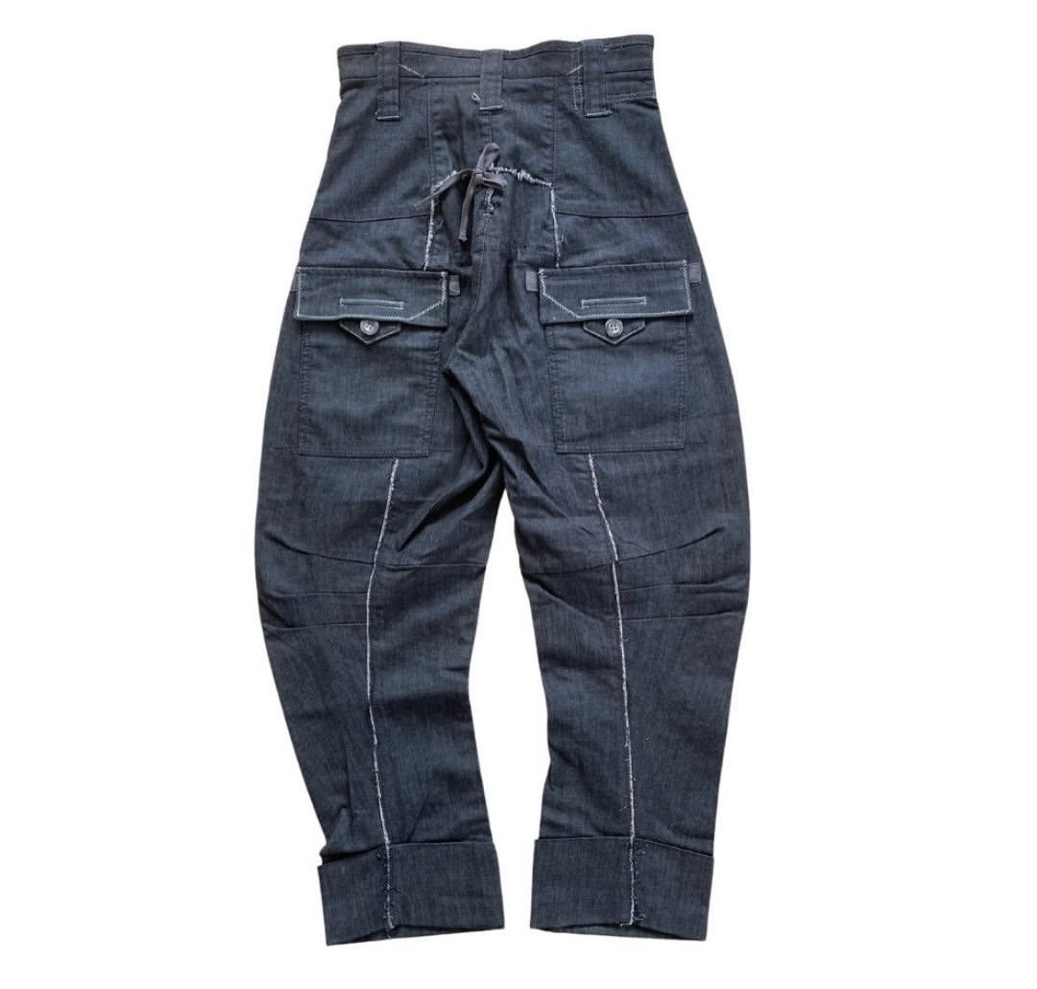 If Six Was Nine 2000s Marithe Francois Girbaud Asymmetric Cargo y2k style Size US 28 / EU 44 - 2 Thumbnail