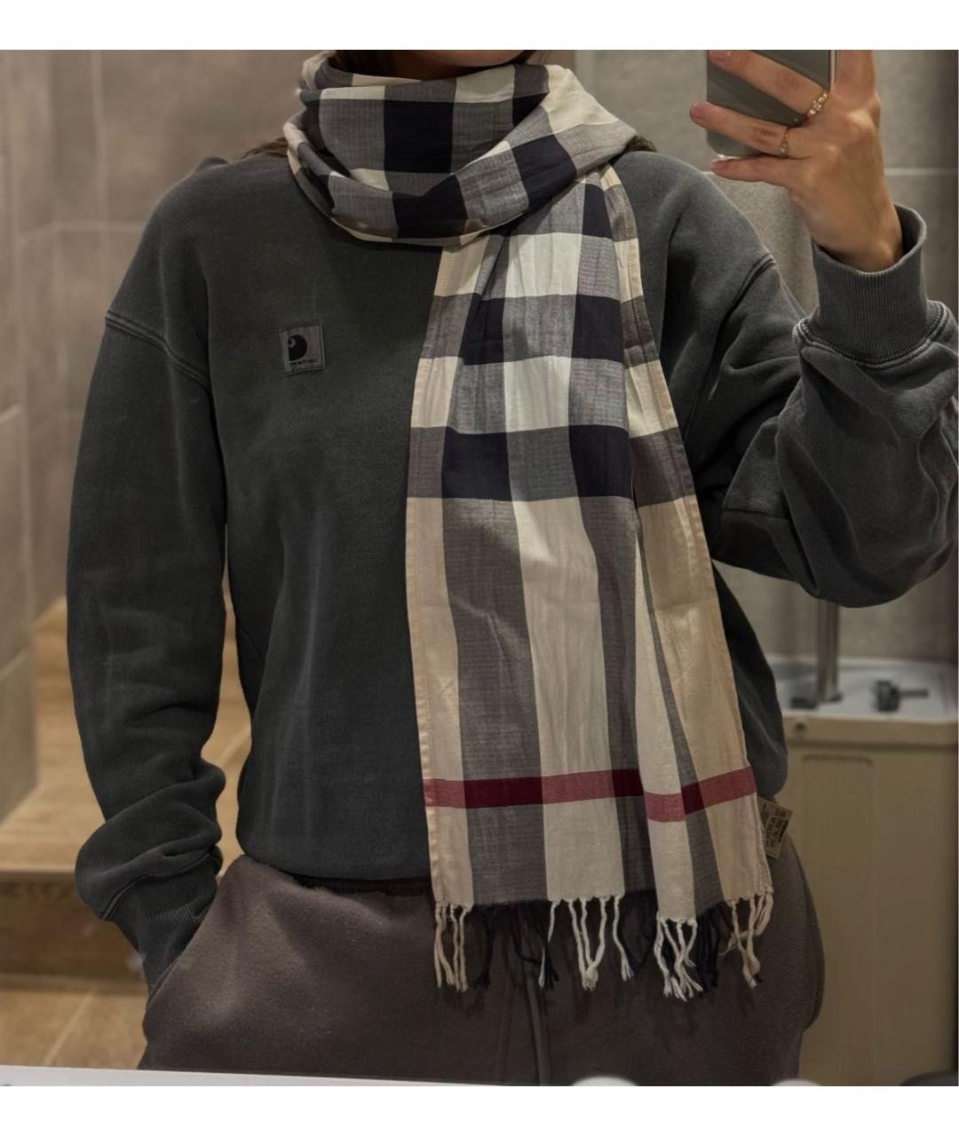 Burberry Beige scarf from Burberry Unisex Size ONE SIZE - 7 Thumbnail