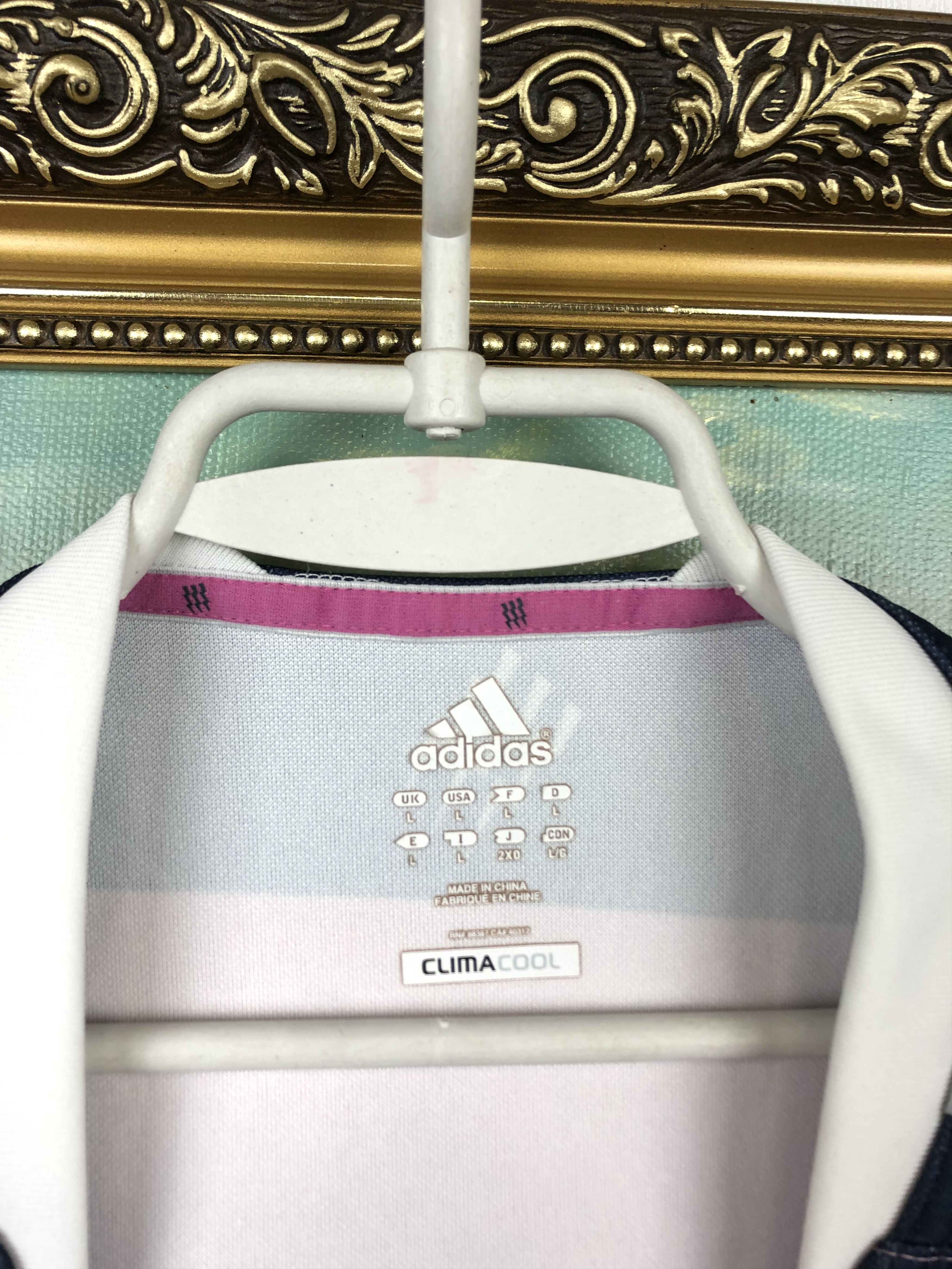 Adidas Adidas SF Stade Francais Paris Rugby Jersey Shirt Rare Size US L / EU 52-54 / 3 - 8 Thumbnail