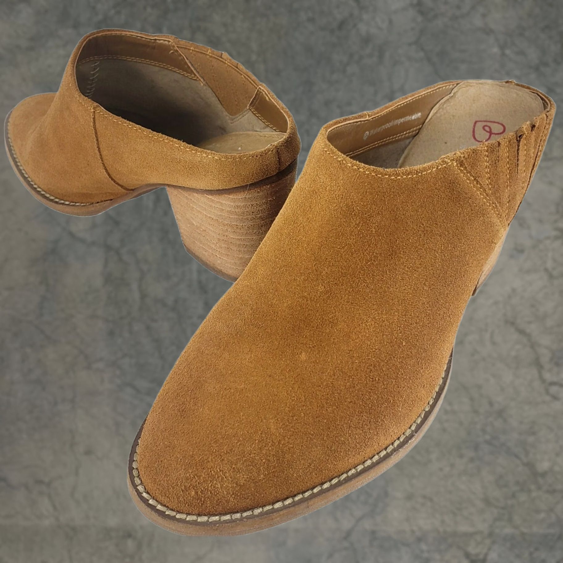 Blondo Blondo NORWICH Mule Waterproof Suede Brown Women's Size 8M Boot Look Size US 8 / IT 38 - 1 Thumbnail