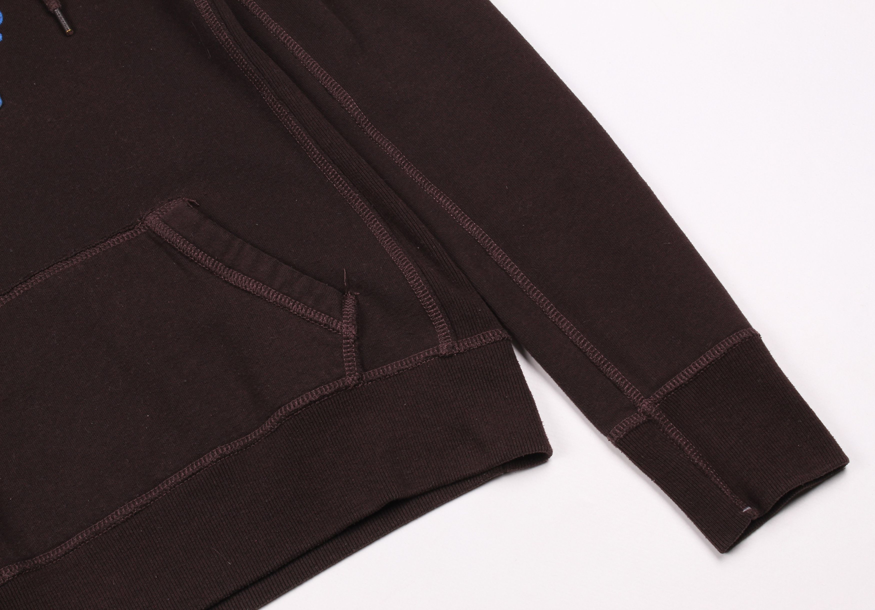 Abercrombie & Fitch × Vintage Vintage Abercrombie & Fitch Y2K Brown Hoodie Size S / US 4 / IT 40 - 4 Thumbnail