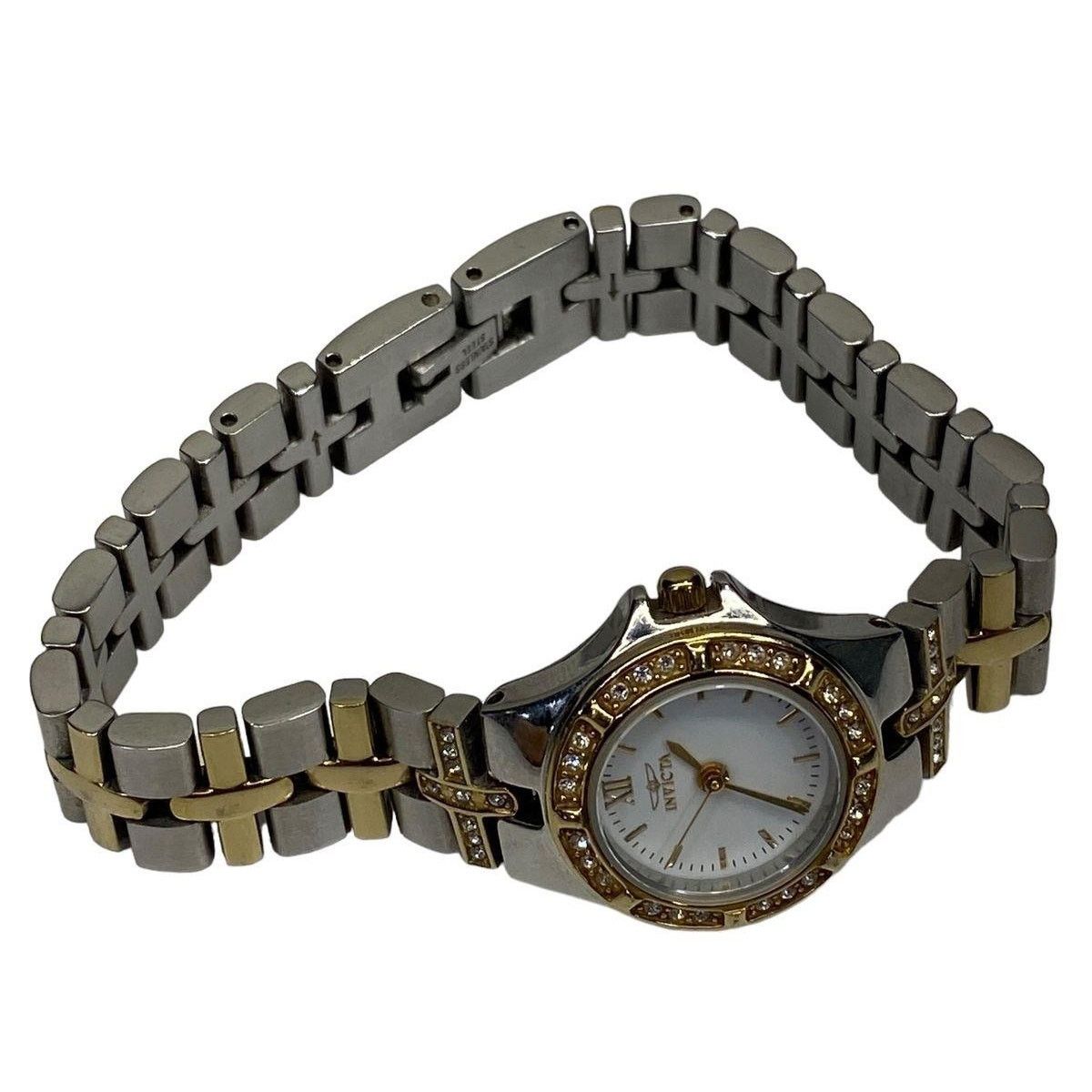 Invicta Invicta Wildflower 0133 Gold Stainless-Steel Quartz Watch Size ONE SIZE - 4 Thumbnail