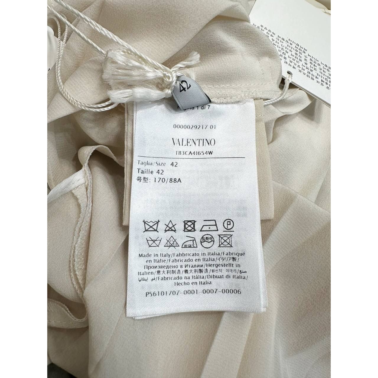 Valentino Valentino Camellia Silk Avorio Fuchsia Trench Coat Sz.42 Size M / US 6-8 / IT 42-44 - 8 Thumbnail