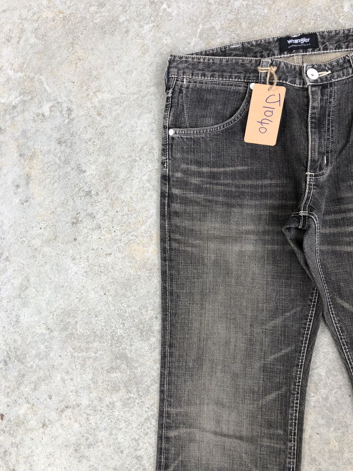 If Six Was Nine Y2k Wrangler Flared Jeans Distressed Jeans Size US 32 / EU 48 - 4 Thumbnail