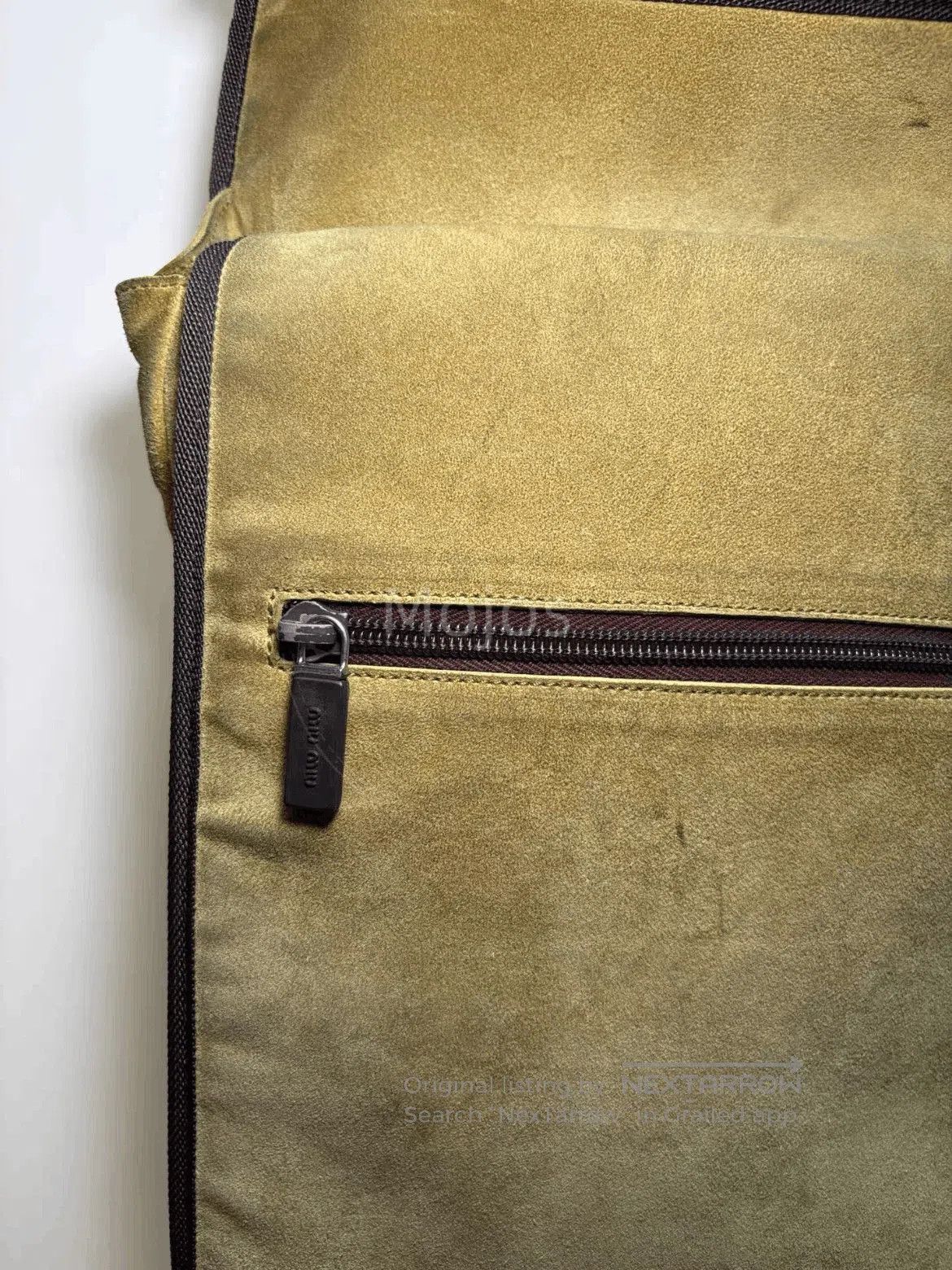 Miu Miu Vintage Miu Miu 99AW Suede Shoulder Bag. Size ONE SIZE - 6 Thumbnail