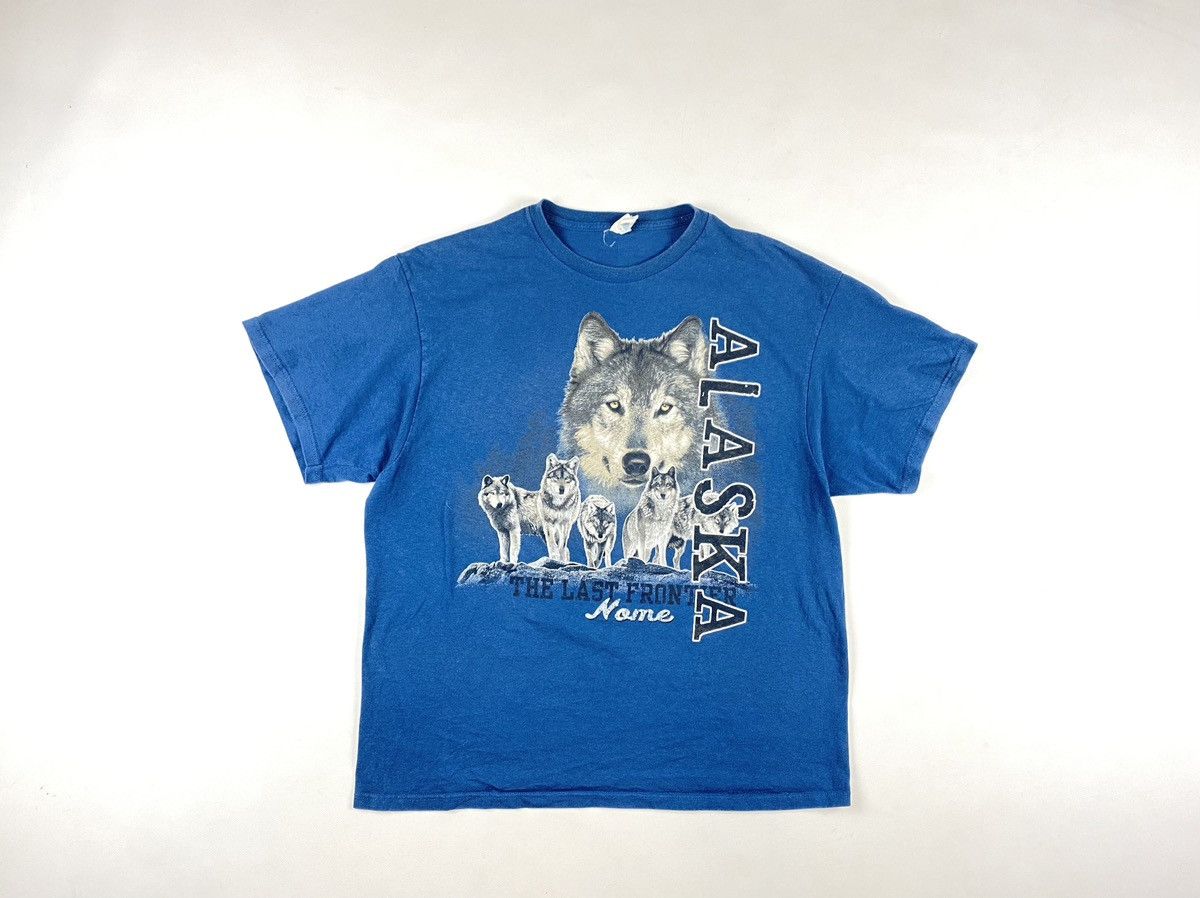 Other Vintage Wolf Nature Tee Alaska Size US XL / EU 56 / 4 - 1 Thumbnail