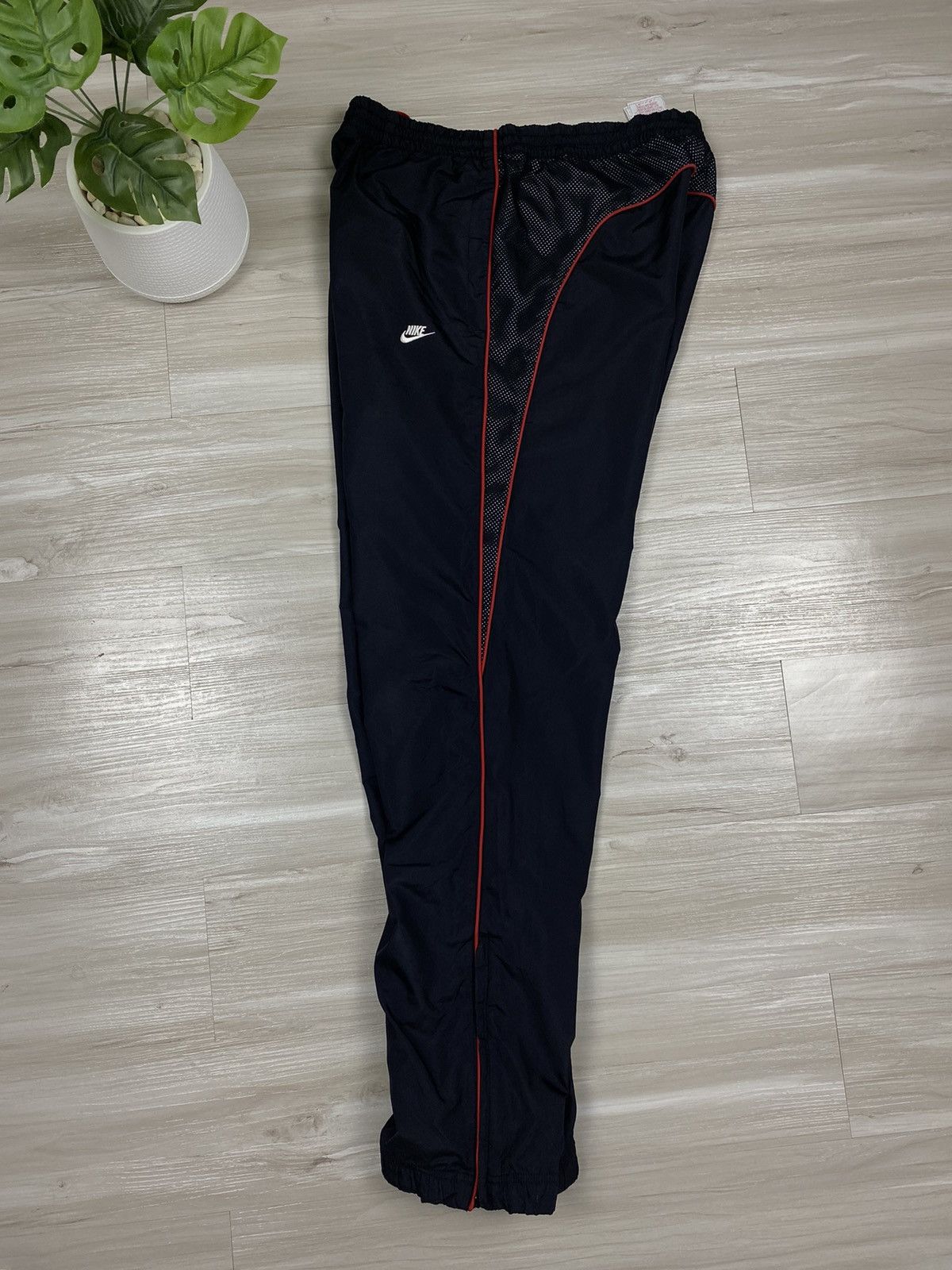 Nike × Vintage Double swoosh Nike Nylon Track Pants Drill Vintage Size US 32 / EU 48 - 7 Thumbnail