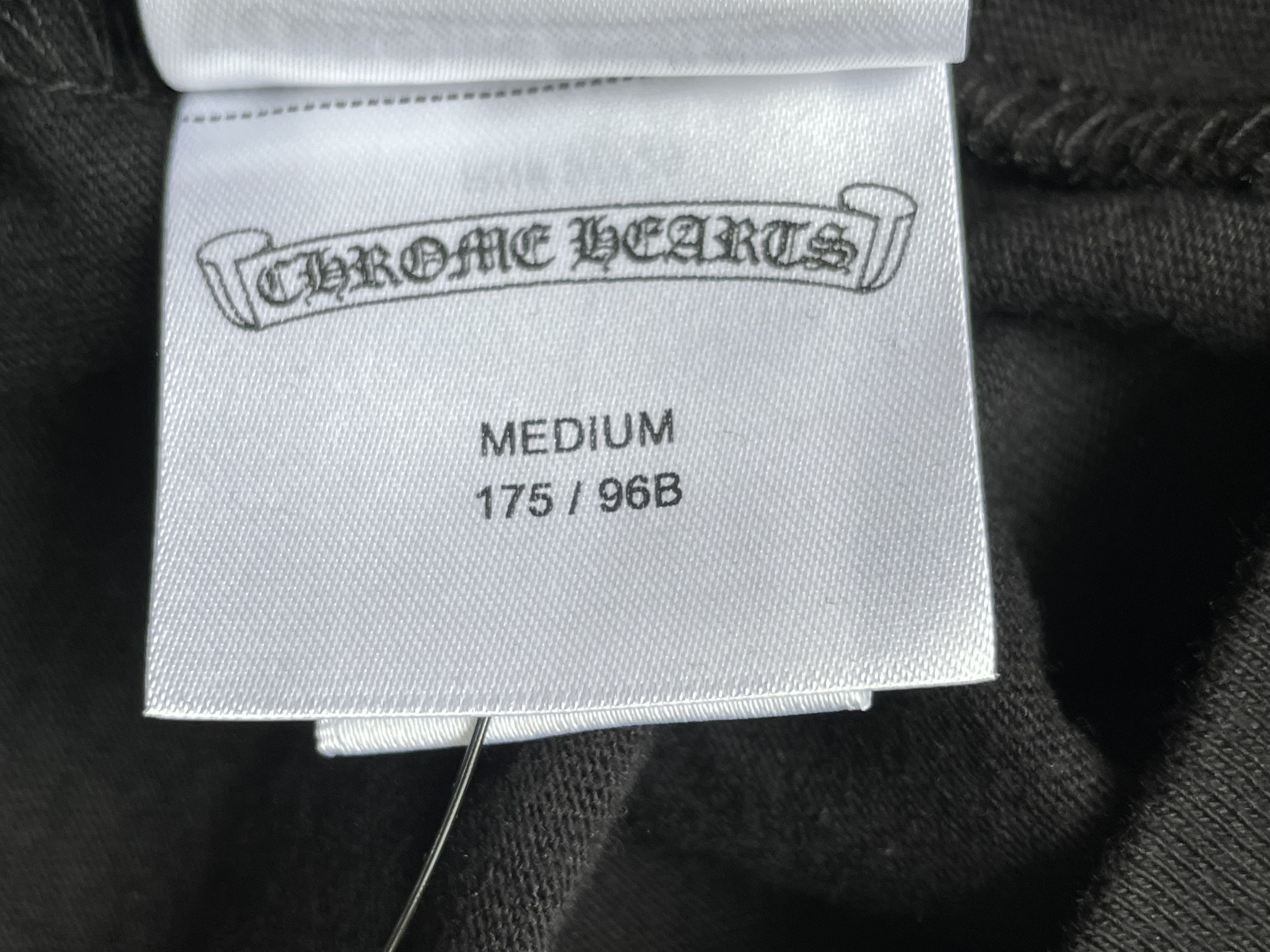 Chrome Hearts Chrome Hearts Neck Logo Black Short Sleeve T-Shirt Size M / US 6-8 / IT 42-44 - 12 Thumbnail