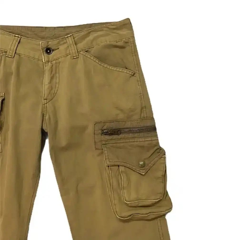 If Six Was Nine 💥FLARE/BOOTCUT Vintage ET BOITE JAPAN Multi-Pocket Cargo Size US 31 - 4 Thumbnail