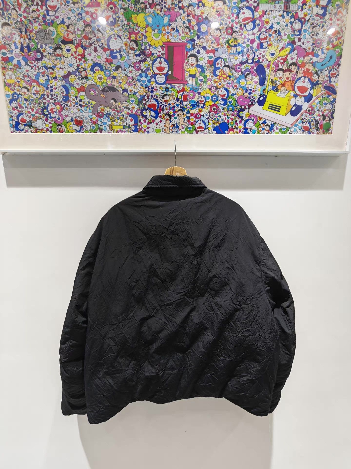 Acne Studios Acne Studios Ruched Zip-Up Black Down Jacket Q15 Size US L / EU 52-54 / 3 - 2 Thumbnail