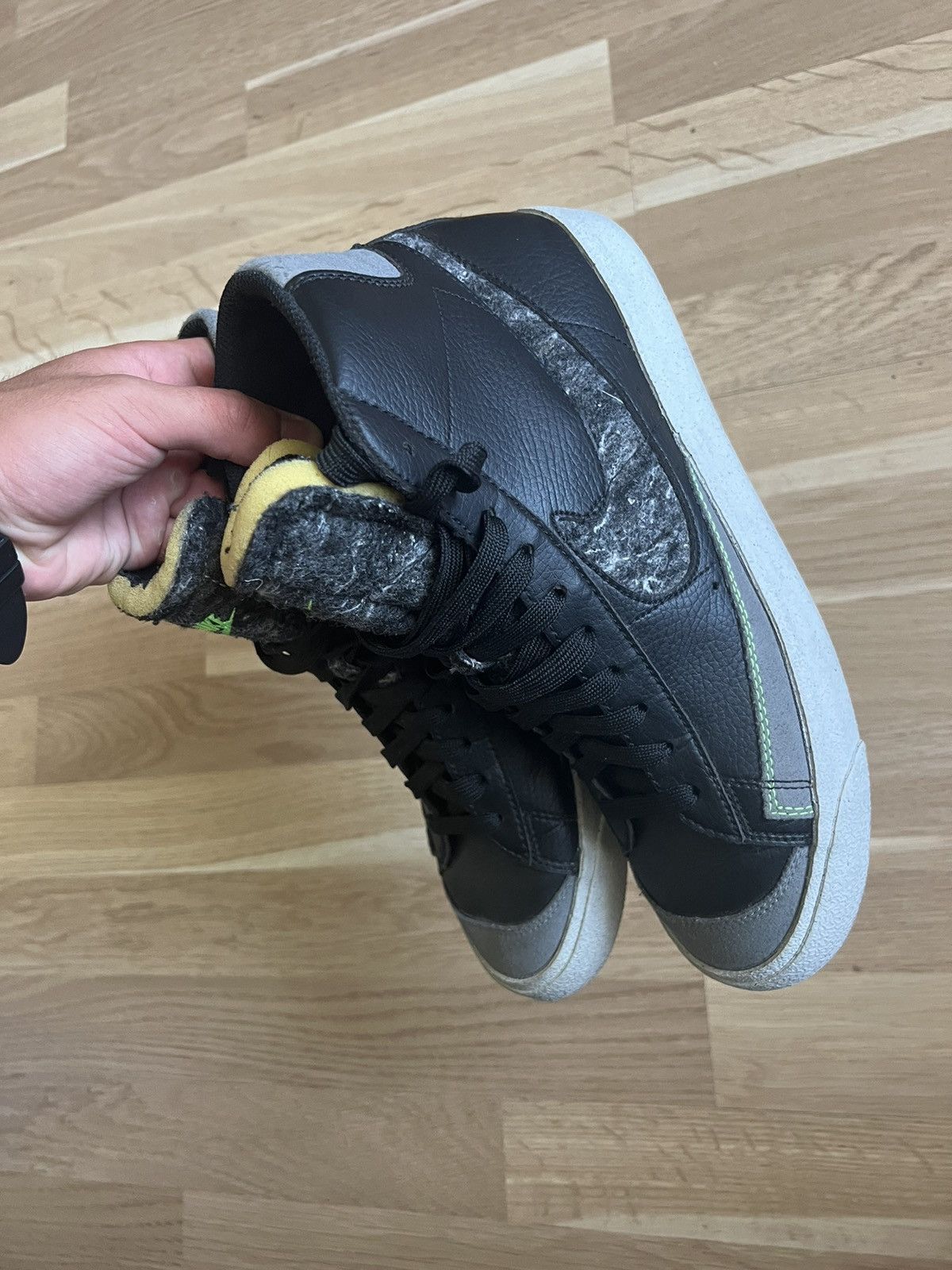 Nike × Vintage Nike blazer 77 mid skateboarding recycled sneakers shoes Size US 8.5 / EU 41-42 - 3 Thumbnail