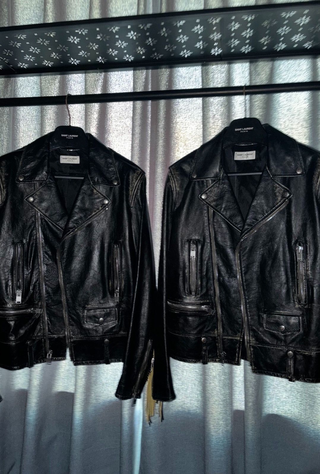 Saint Laurent Paris Saint Laurent SLP 2016FW Fringed Distressed Leather Jacket Size US S / EU 44-46 / 1 - 2 Thumbnail