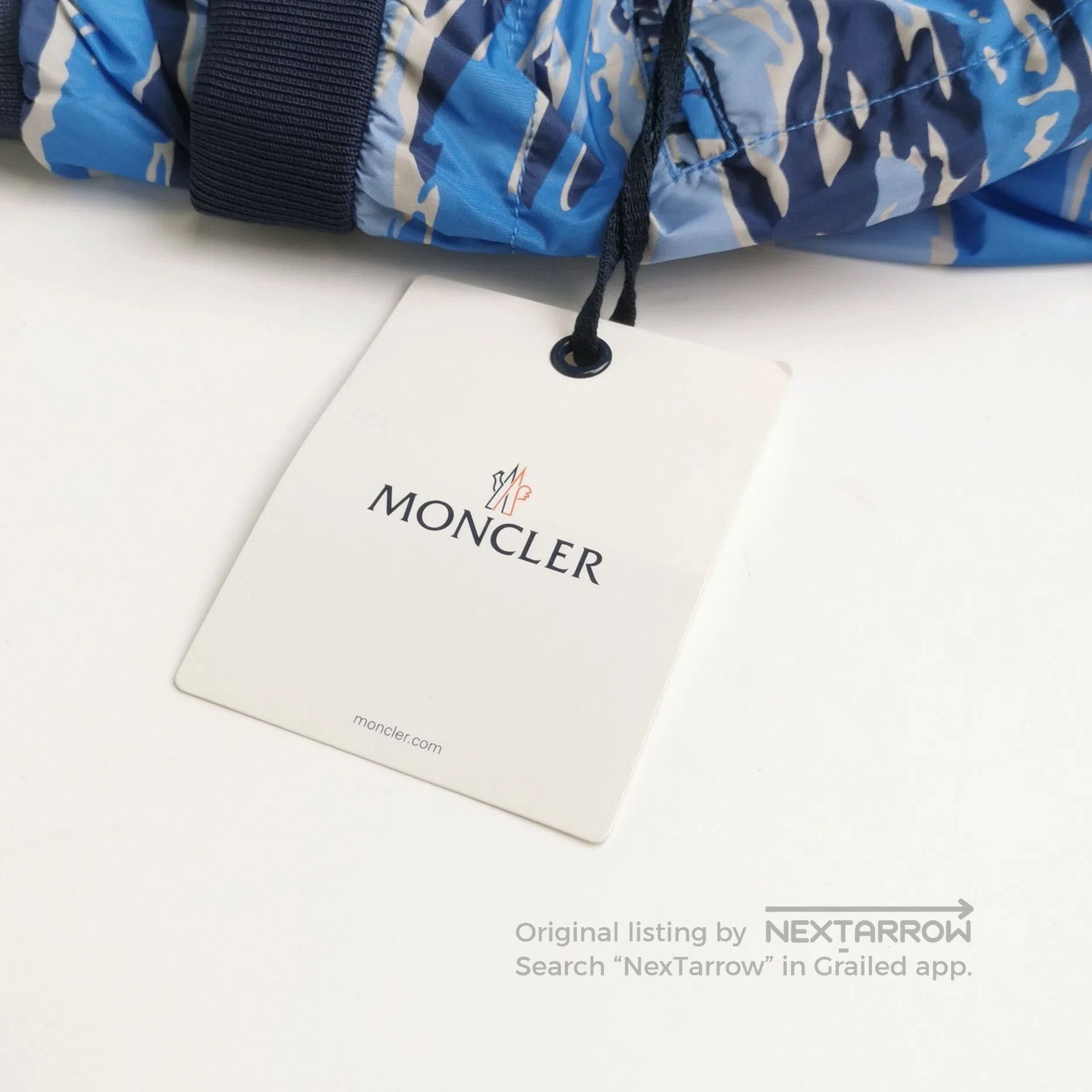 Moncler Moncler Blue Camo Print L/50 Track Pants. Size US 34 / EU 50 - 3 Thumbnail