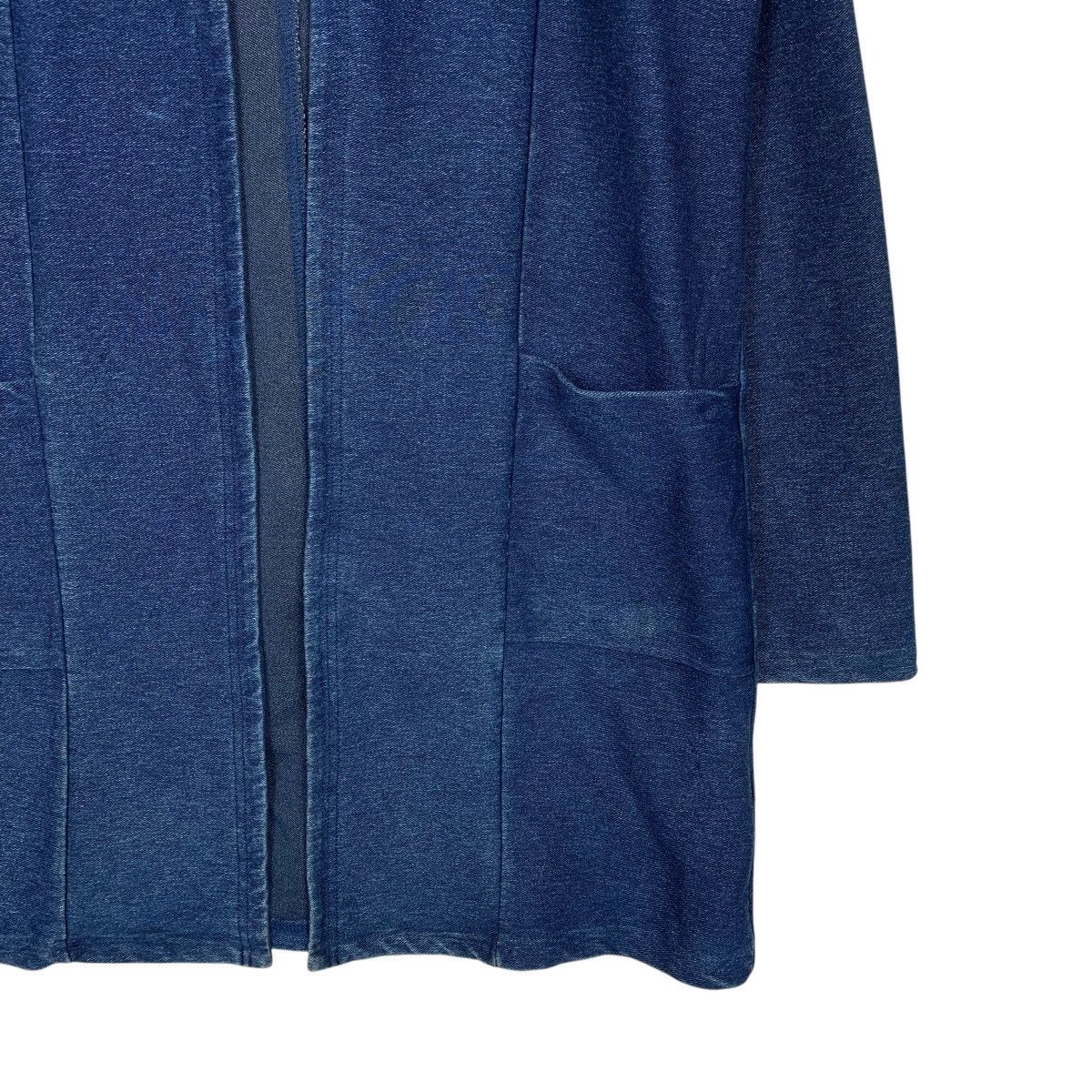 Other Hiroko Kitajima Indigo Hooded Buttonless Jacket Size US M / EU 48-50 / 2 - 4 Thumbnail