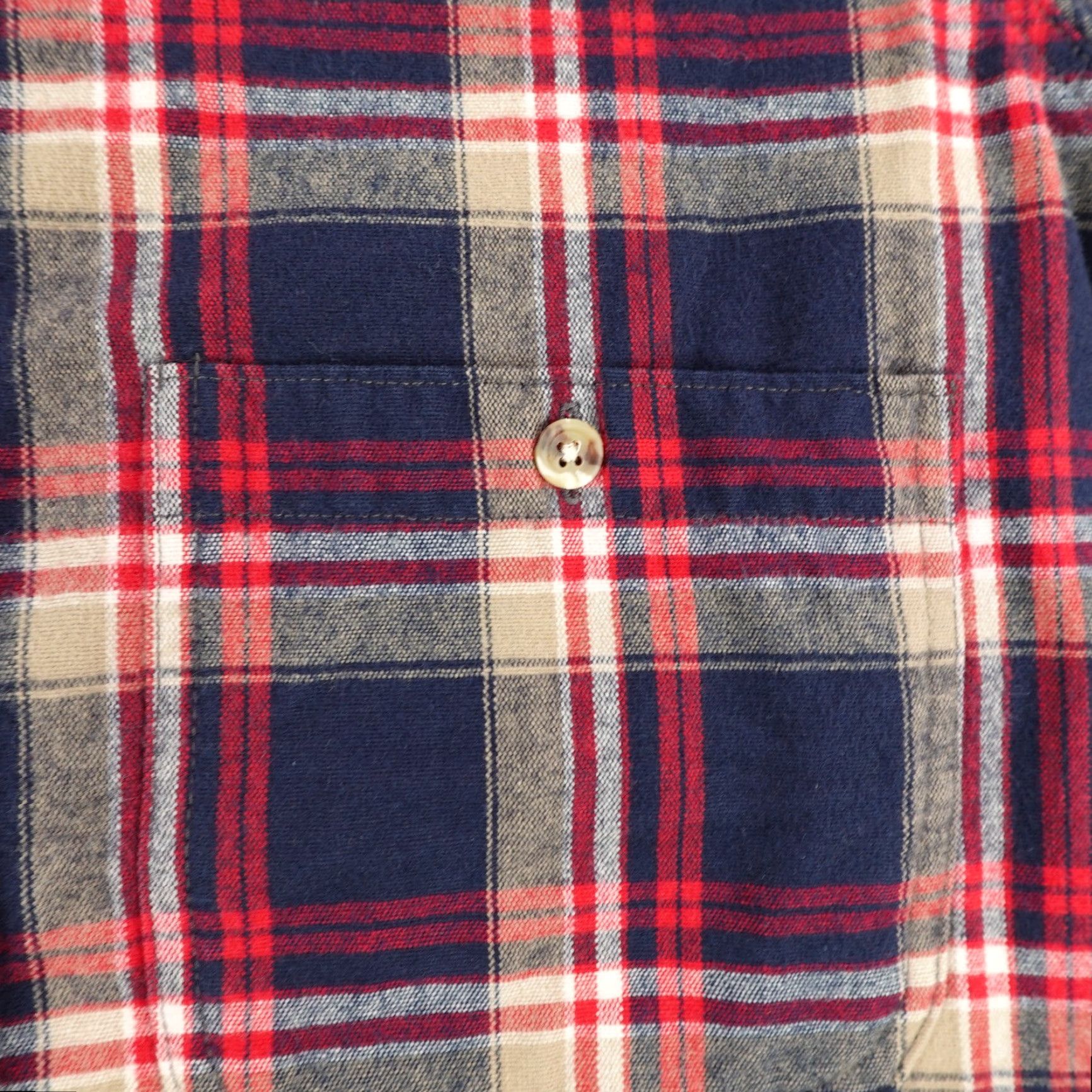 Vintage Vintage Five Brothers Men's Shirt Medium Blue Plaid Flannel Button-Up Casual Workwear Size US M / EU 48-50 / 2 - 3 Thumbnail