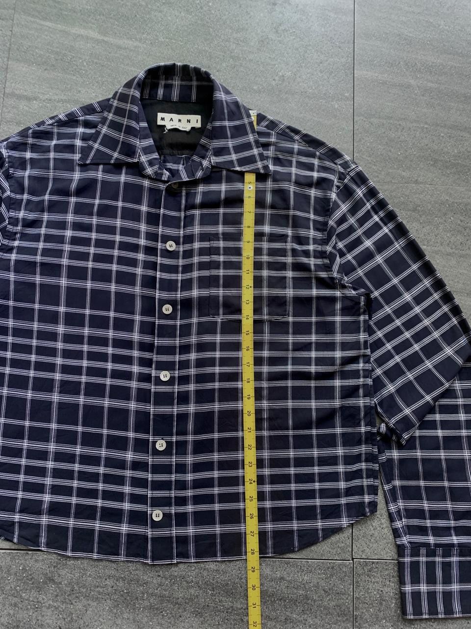 Marni FREE TAX! Cropped Plaid Shirt Size US M / EU 48-50 / 2 - 11 Thumbnail