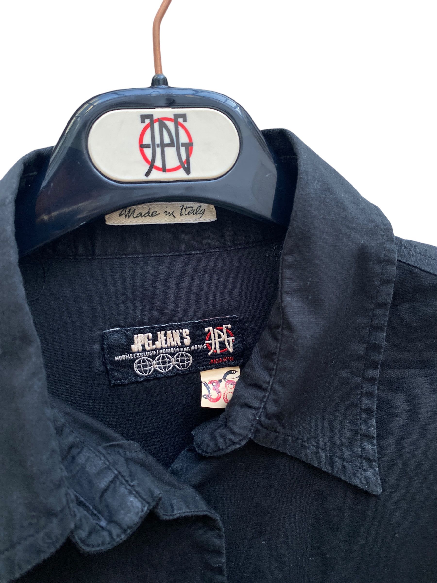 Jean Paul Gaultier Vintage JPG Black Shirt Size S / US 4 / IT 40 - 5 Thumbnail
