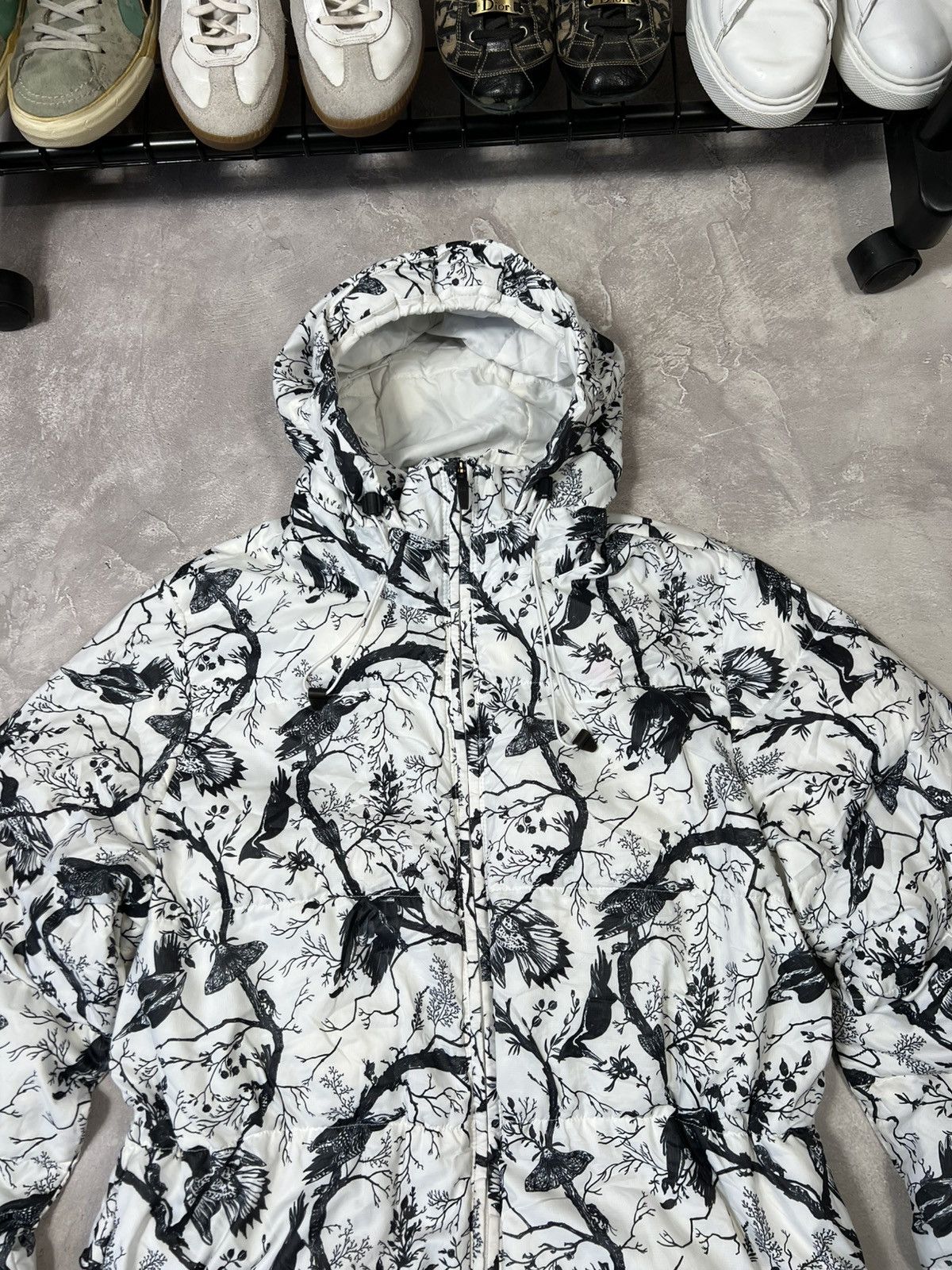 Vintage Vintage Nike ACG Animal Patern Micropuffer Jacket Size XL / US 12-14 / IT 48-50 - 3 Thumbnail
