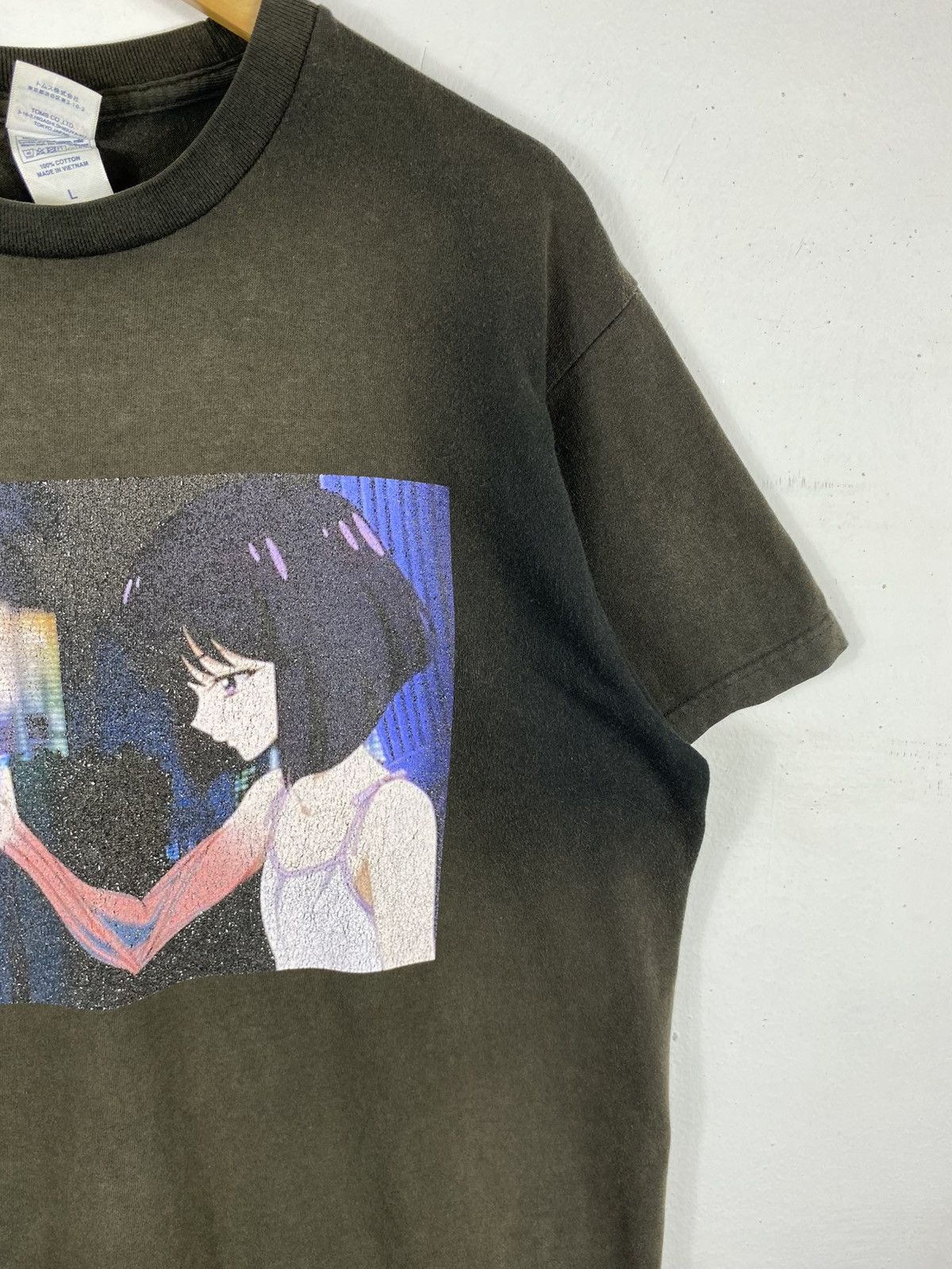 Anime Sun Faded Kimagure Orange Road Anima Japan T-Shirt Size US L / EU 52-54 / 3 - 5 Thumbnail