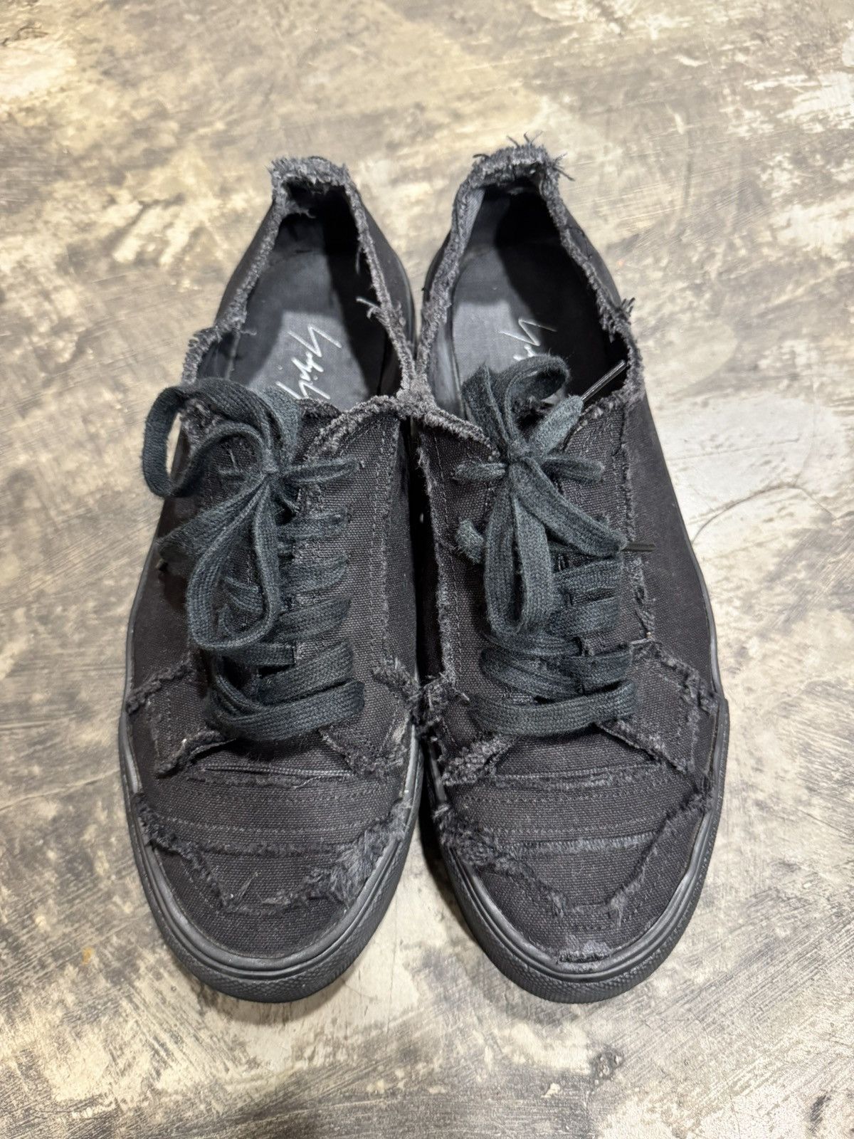 Yohji Yamamoto DISTRESSED YOHJI YAMAMOTO POUR HOMME SHOES Size US 7.5 / EU 40-41 - 2 Thumbnail