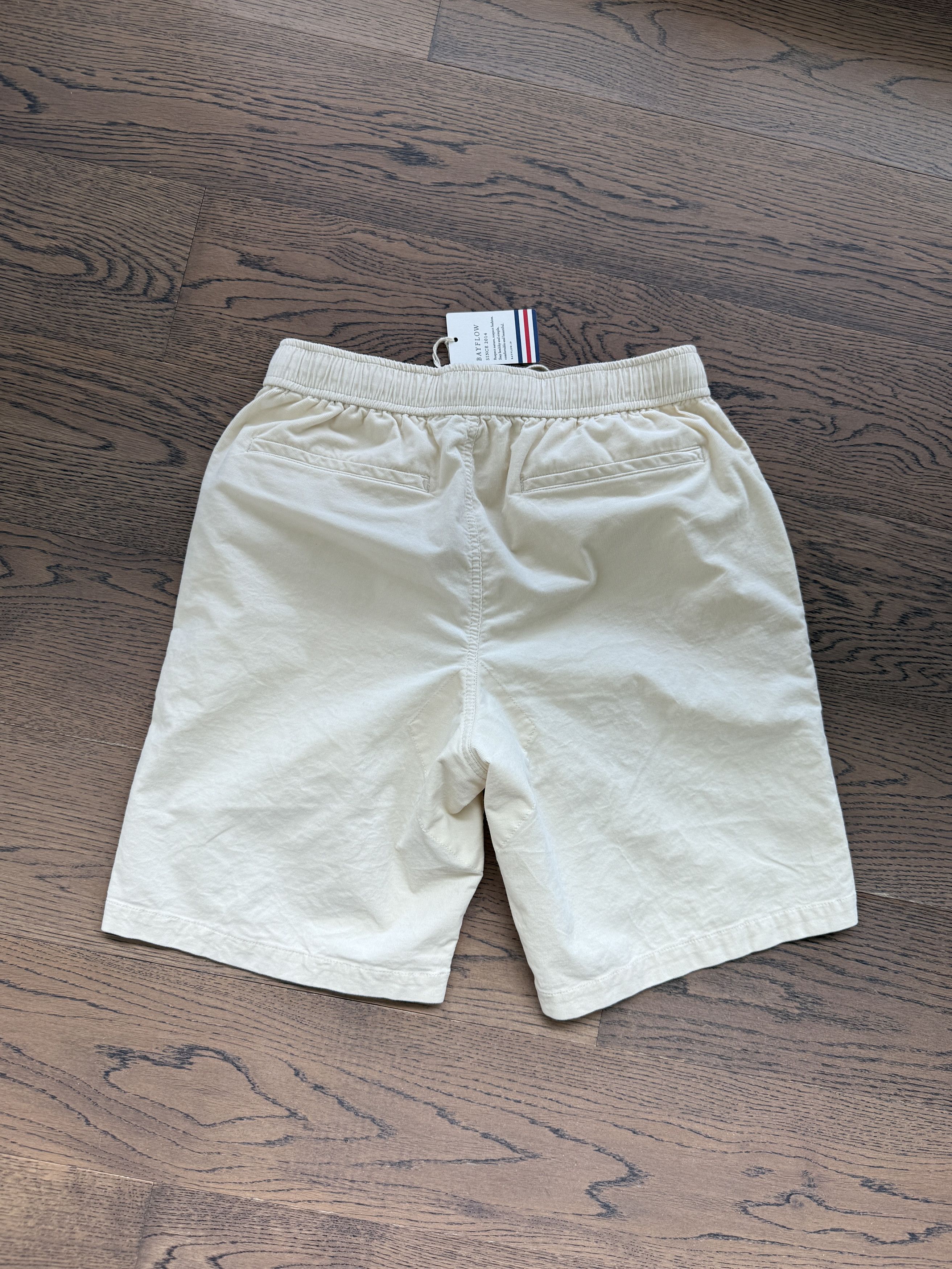 Japanese Brand Bayflow Japan Mens Beige Thin Corduroy Summer Shorts Size US 32 / EU 48 - 4 Thumbnail