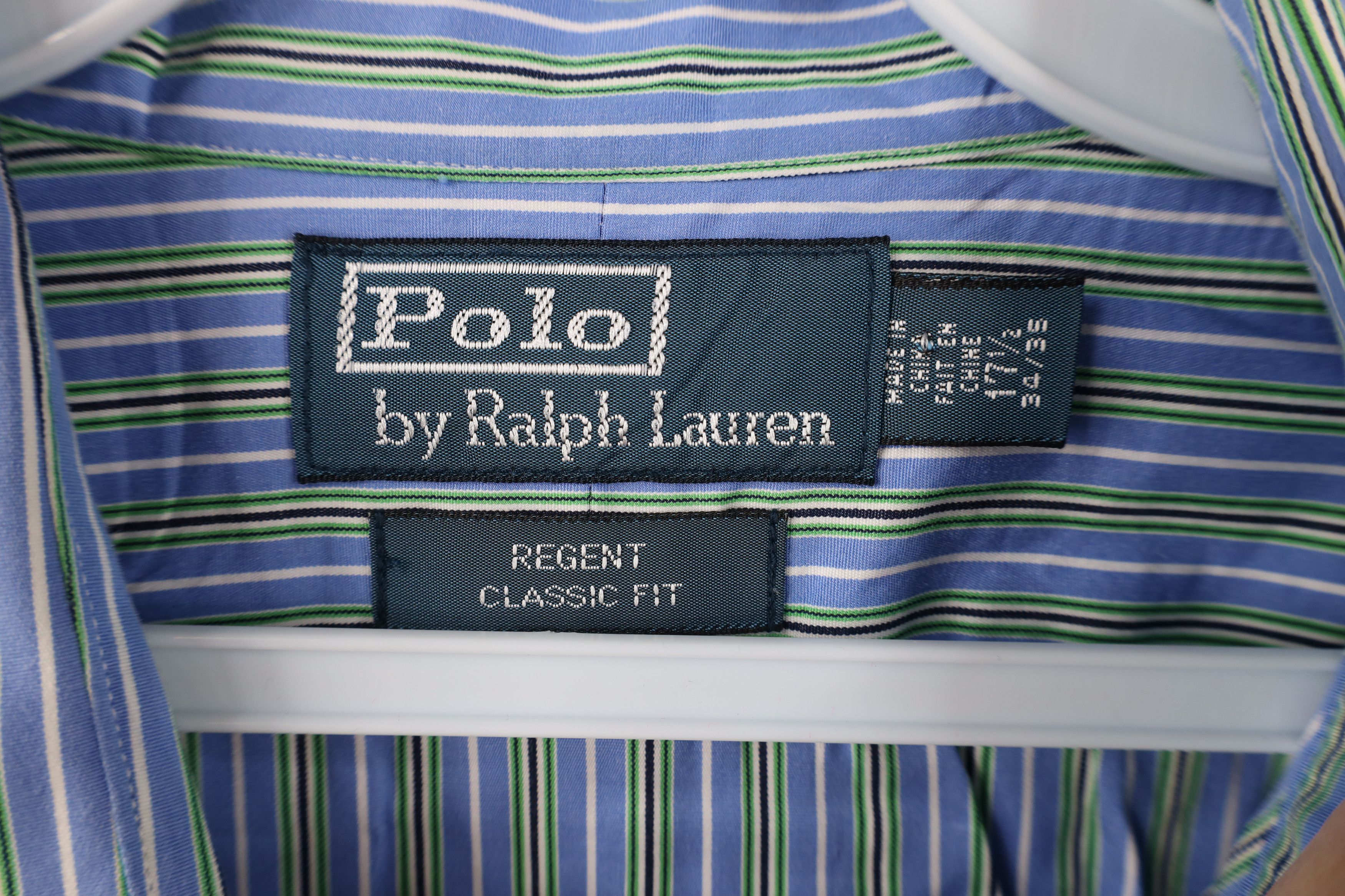 Polo Ralph Lauren Vintage Ralph Lauren Regent Classic Fit Striped Button Shirt Size US M / EU 48-50 / 2 - 5 Thumbnail