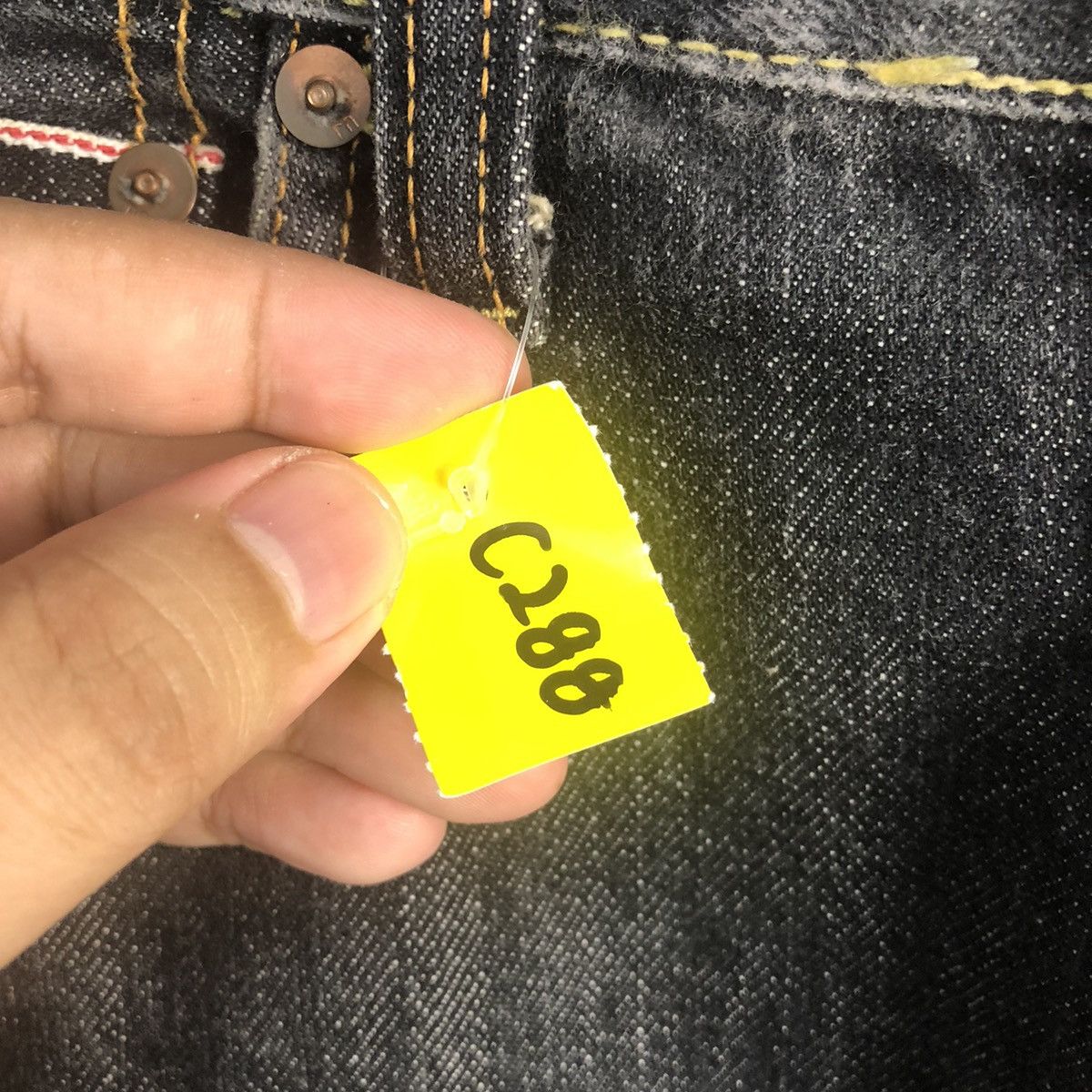 Japanese Brand DL Uniqlo Black Denim Pants #C288 Size US 29 - 10 Thumbnail