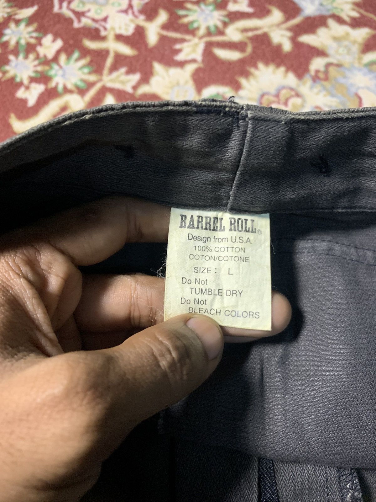 Japanese Brand VINTAGE BARREL ROLL BAKER PANT STRAIGHT FADED Size US 33 - 4 Thumbnail