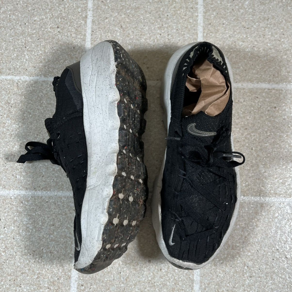 Nike Nike Space Hippie 04 Black Grey Oreo WOMEN'S SIZE 8 sneakers Size US 8 / IT 38 - 4 Thumbnail