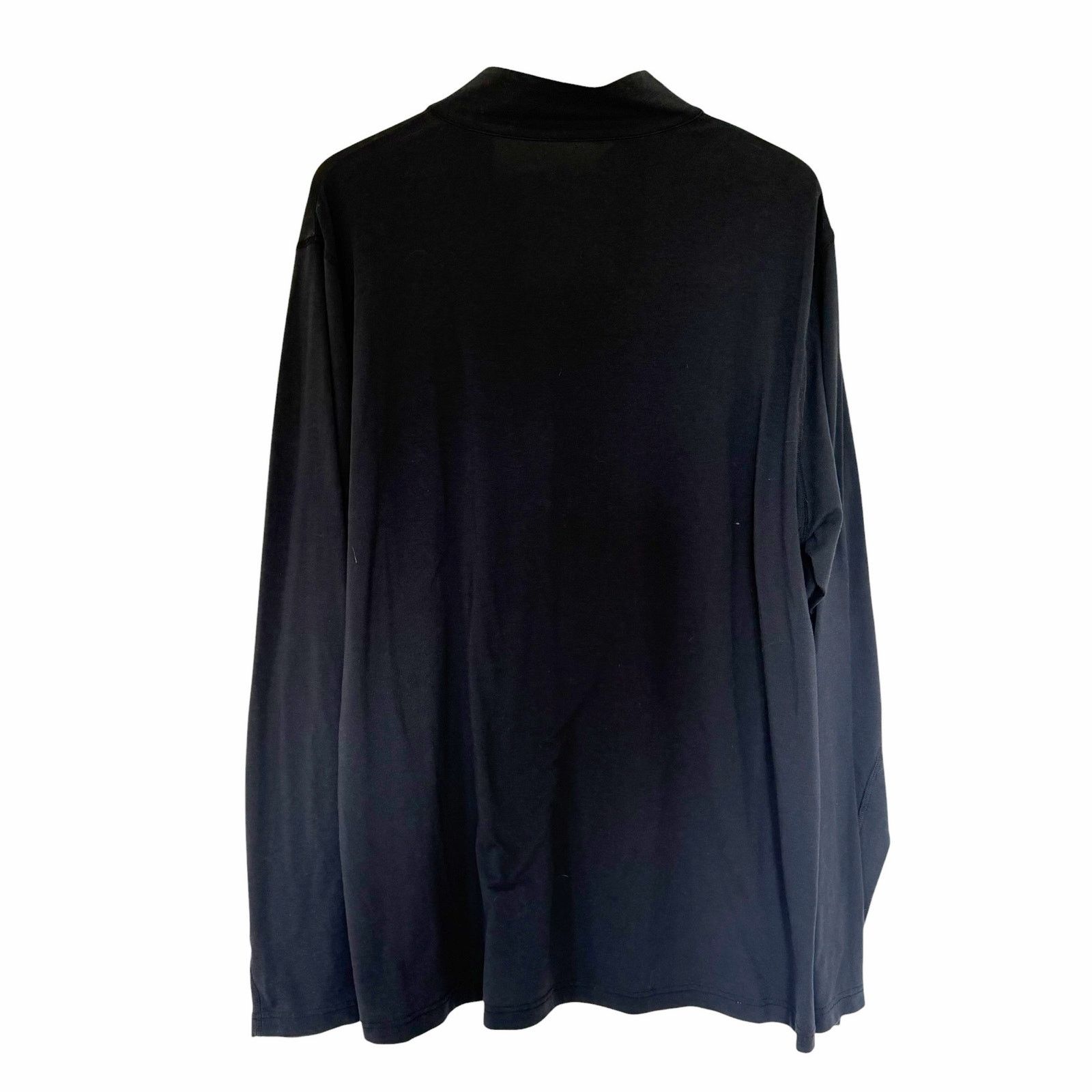 TravisMathew Travis Mathew Black Quarter Zip Long Sleeve Shirt Sz 2XL Size US XXL / EU 58 / 5 - 4 Thumbnail