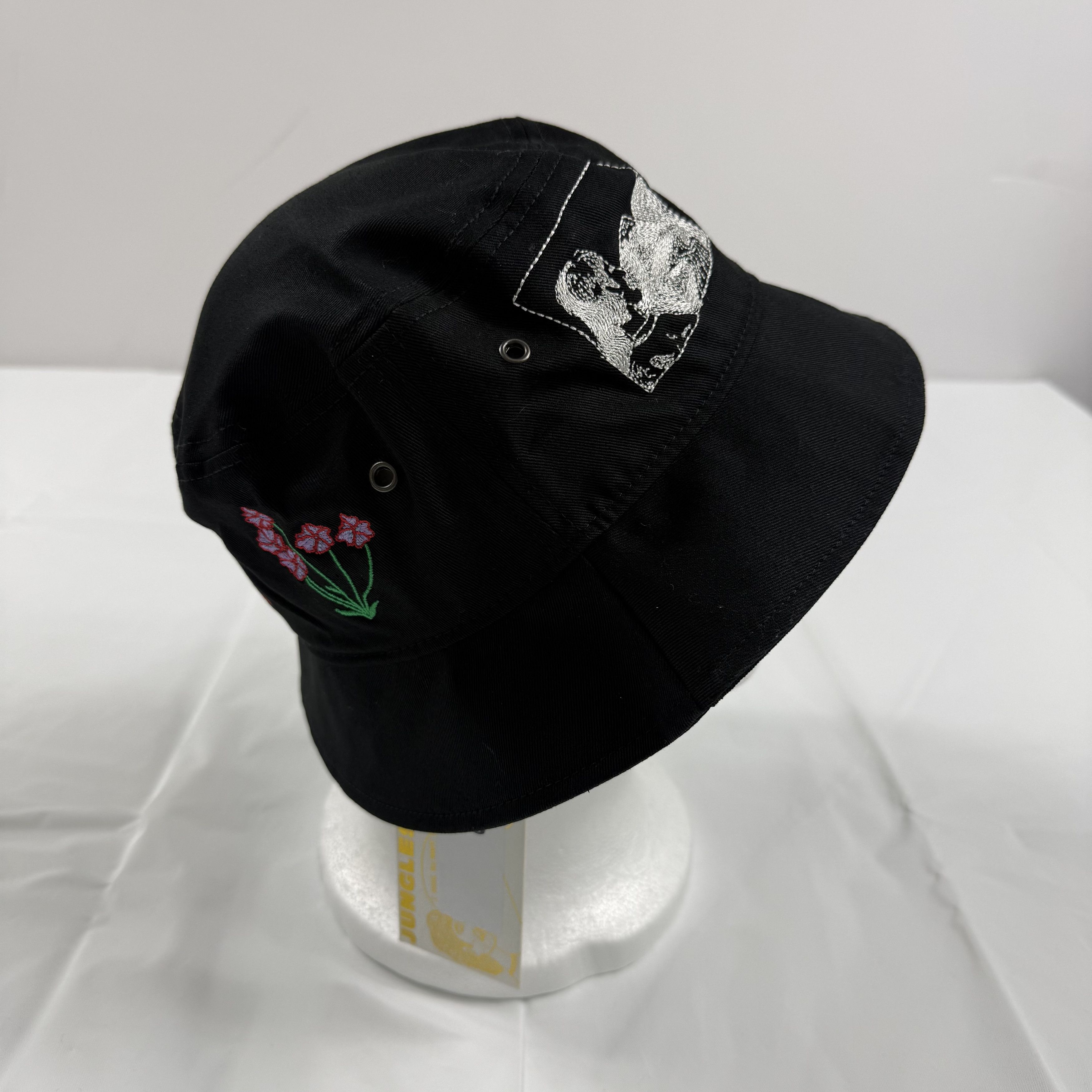 Jungles Jungles Jungles Bucket Hat Embroidered Cotton Streetwear Size ONE SIZE - 2 Thumbnail