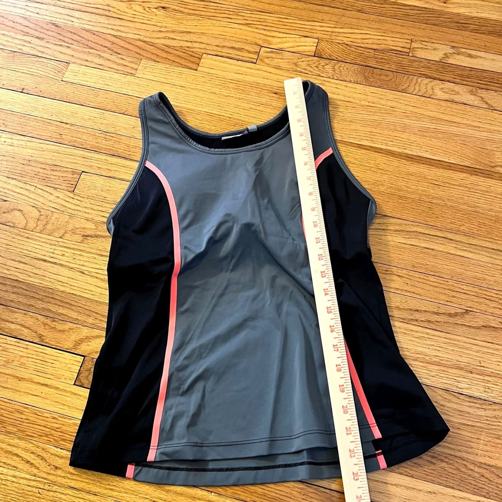 Athleta Athleta Tankini Top Welded Gray Black Womens L Swim Size L / US 10 / IT 46 - 8 Thumbnail