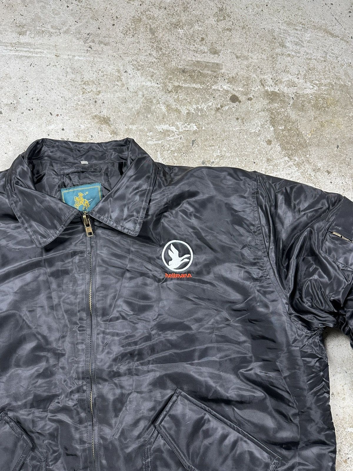 Vintage ‼️ Vintage 90s Black Boxy Bomber Jacket Nylon Rare Size US XL / EU 56 / 4 - 8 Thumbnail