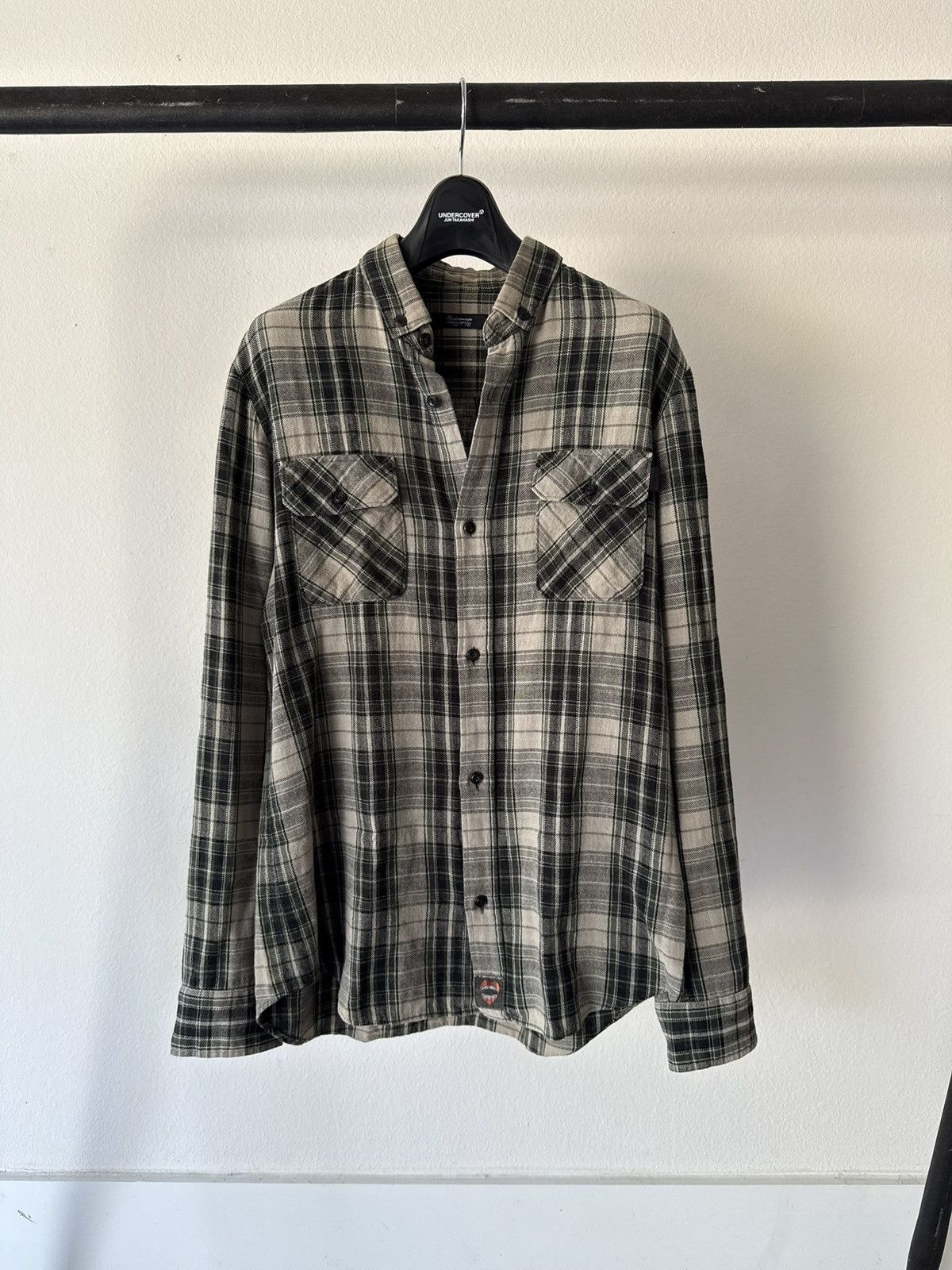 Undercover Undercover SS03 Scab Military Patchwork Button Up Shirt