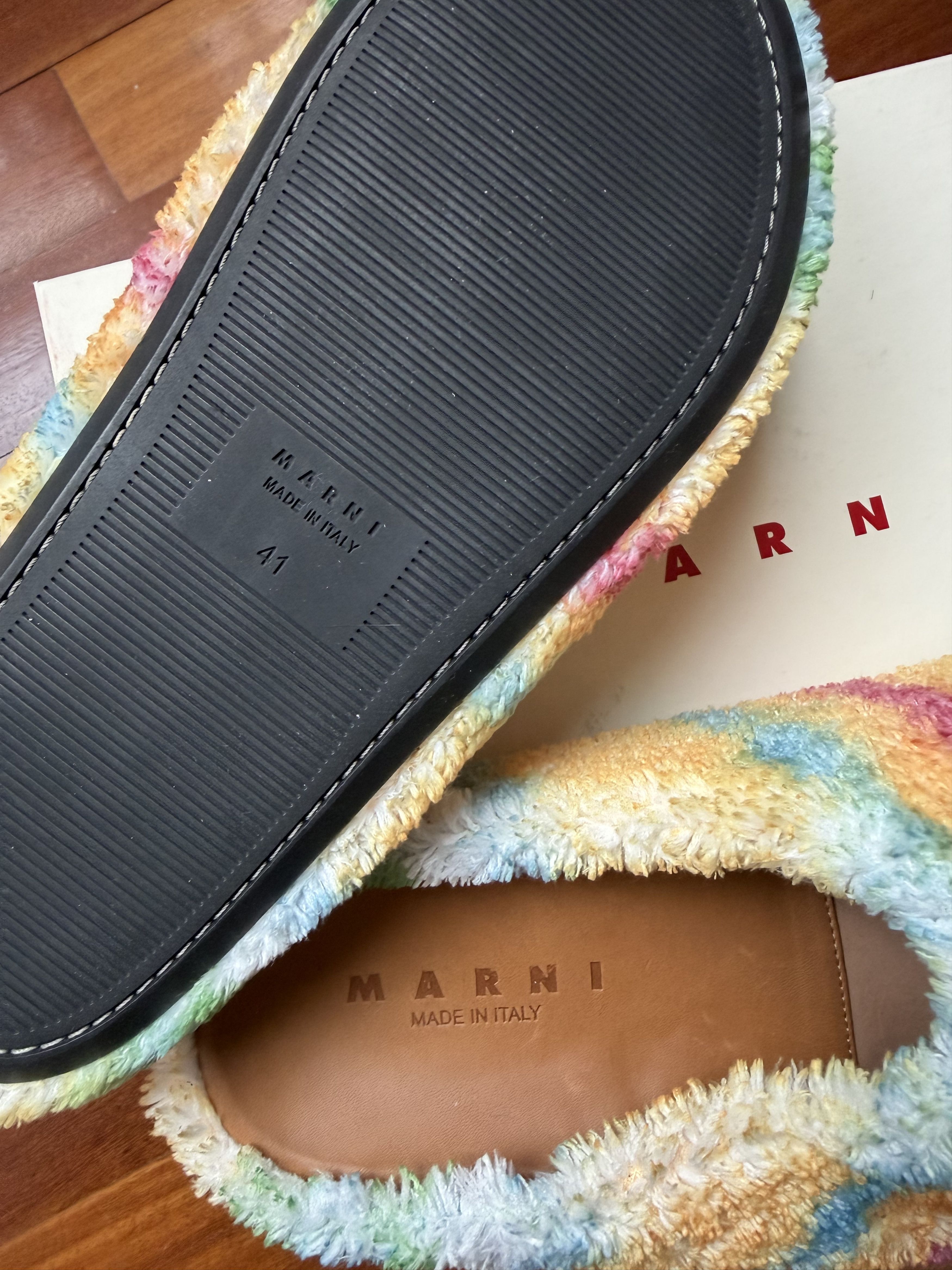 Marni Marni Sabot Mules Multi Color Size US 8 / EU 41 - 6 Thumbnail