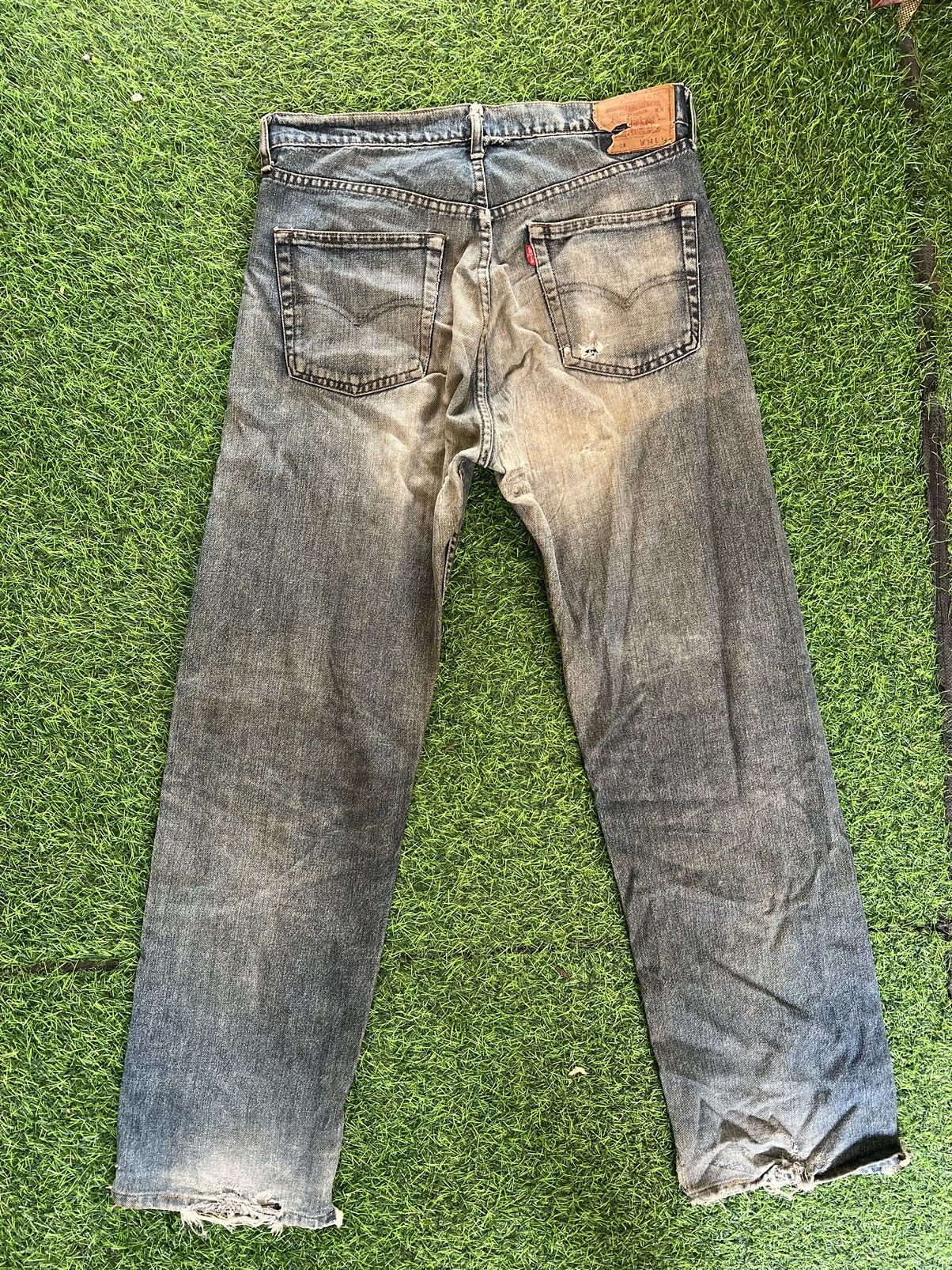 Levi's Vintage rare 90’s Levis distressed kurt cobain Size US 34 / EU 50 - 5 Thumbnail