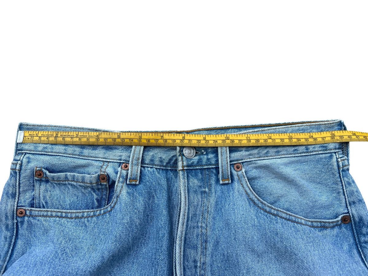 Levi's Vintage 90s Levis 501 USA Distressed Denim Jeans 31x31 Size 31" - 11 Thumbnail