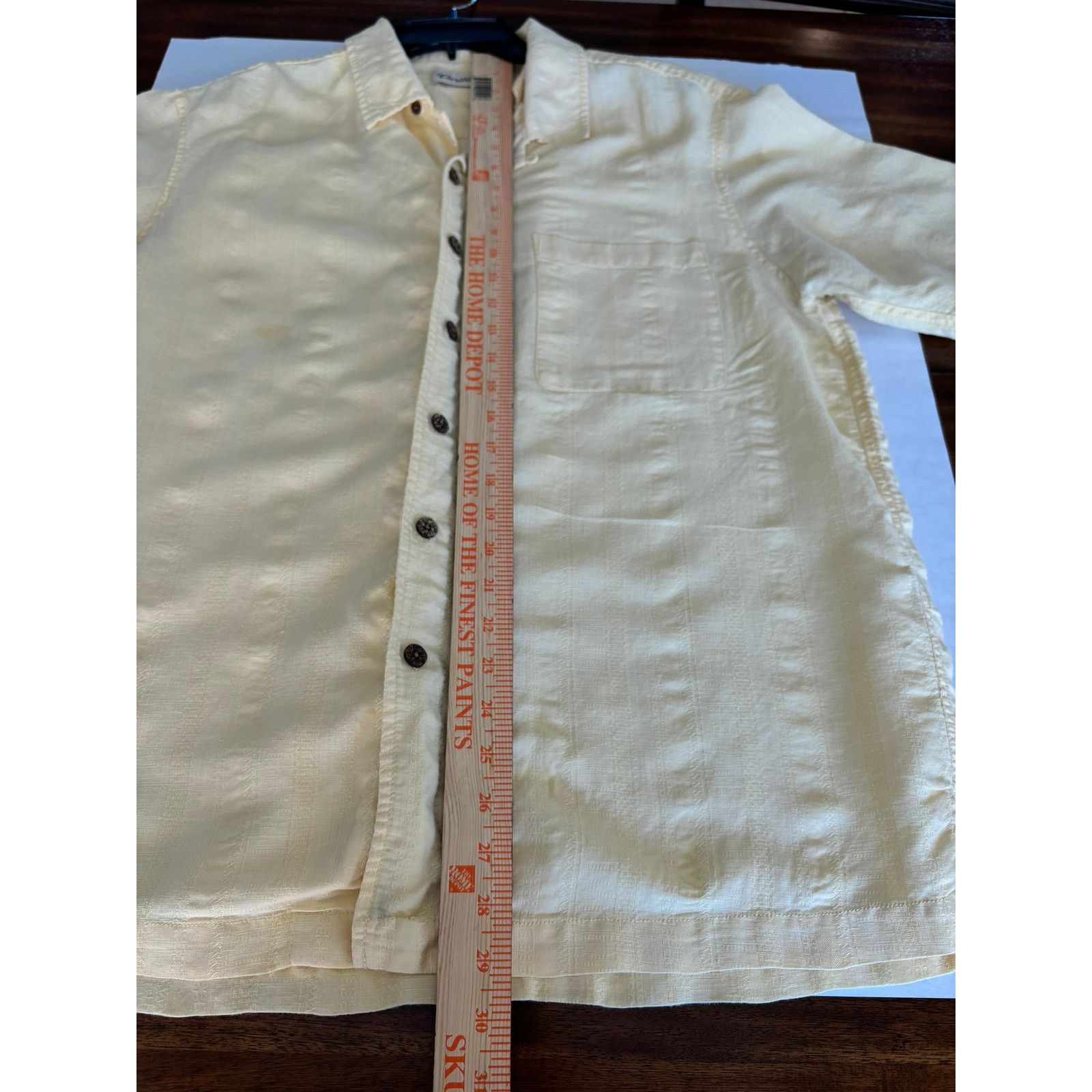Caribbean MENS VINTAGE CARIBBEAN JOE L ‘WOOD’ BUTTONS HAWAIIAN SHIRT Size US L / EU 52-54 / 3 - 3 Thumbnail