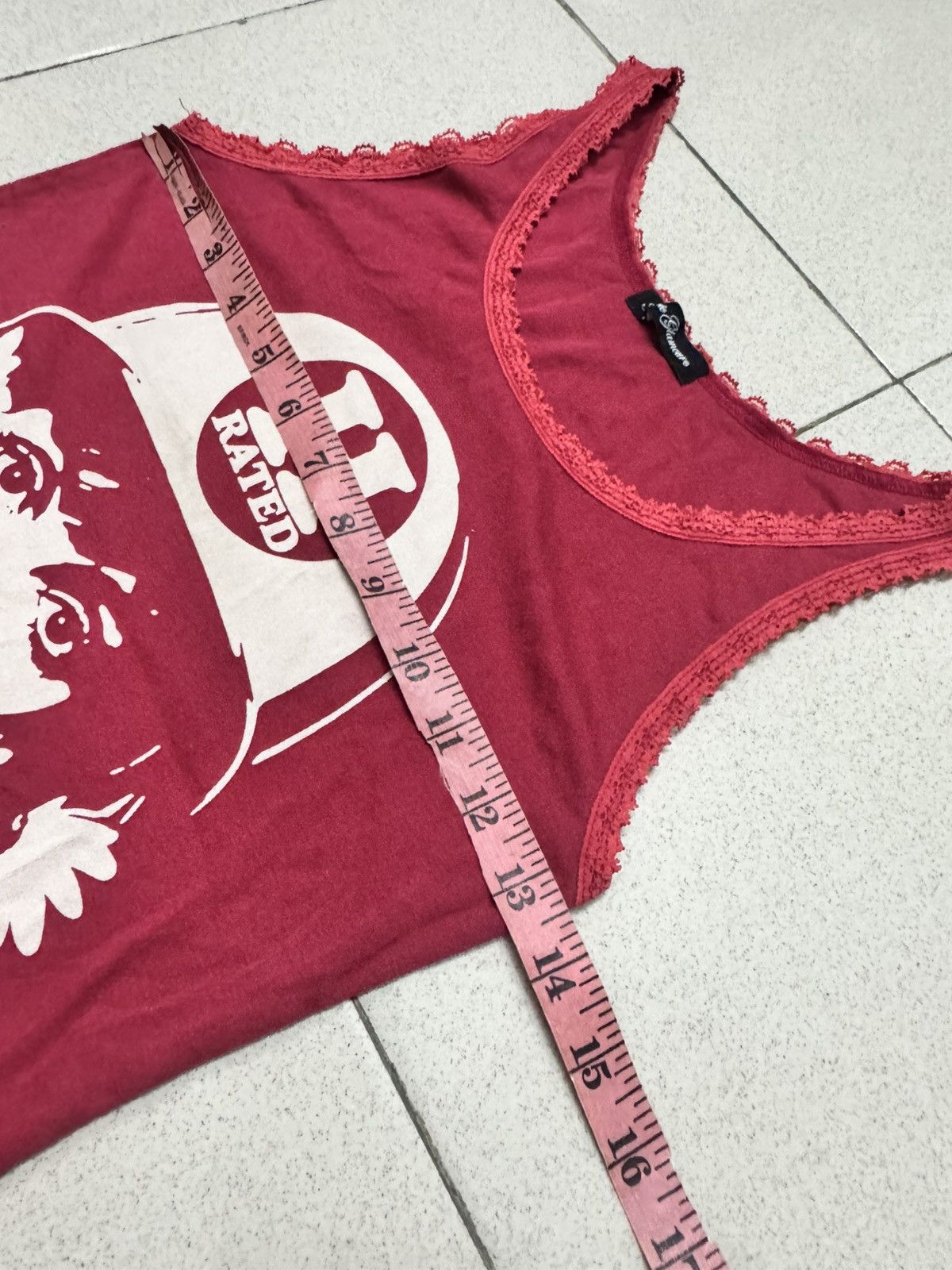 Hysteric Glamour HYSTERIC GLAMOUR H RATED TANK TOP Size S / US 4 / IT 40 - 3 Thumbnail