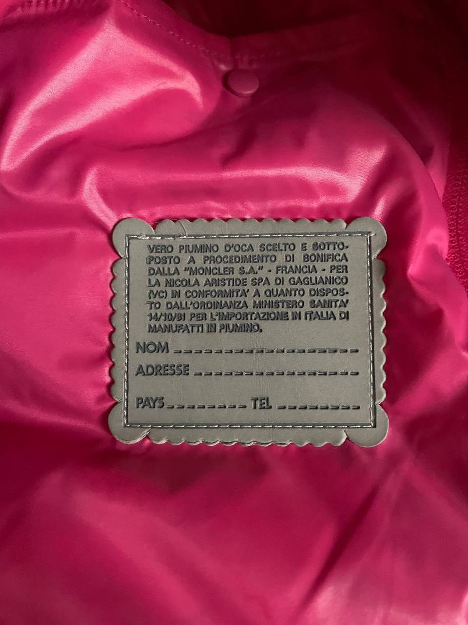 Moncler Moncler Down Jacket Flowers Pink Grenoble Vintage 1990s Size US M / EU 48-50 / 2 - 11 Thumbnail