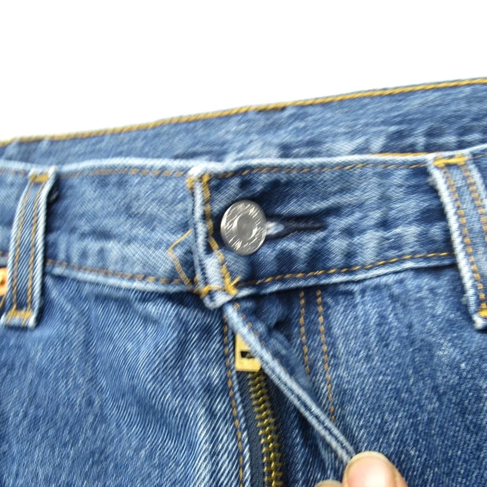Levi's Levi's 505 Jeans Mens 36x28 Blue Medium Wash Straight Leg Regular Fit Denim Pants W38 L30 Baggy Not Vintage Size US 36 / EU 52 - 5 Thumbnail