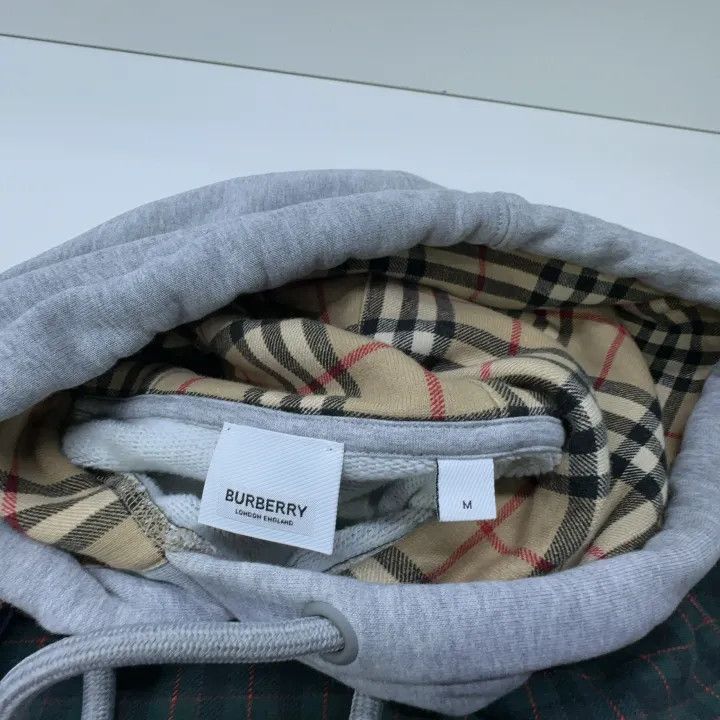 Burberry Burberry Burberry Color Blocked Plaid Hoodie-2507 Size US M / EU 48-50 / 2 - 4 Thumbnail