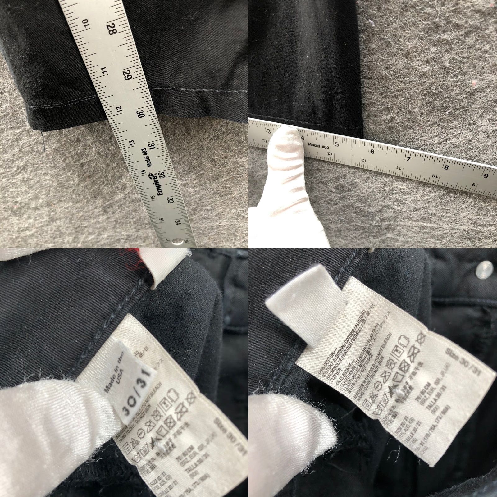 American Apparel VINTAGE? No. American Apparel Black Solid Skinny Jeans Mens 30x31 Stretch Denim Cotton Blend 5-Pocket Design Jean Shirt? Size US 30 / EU 46 - 8 Thumbnail