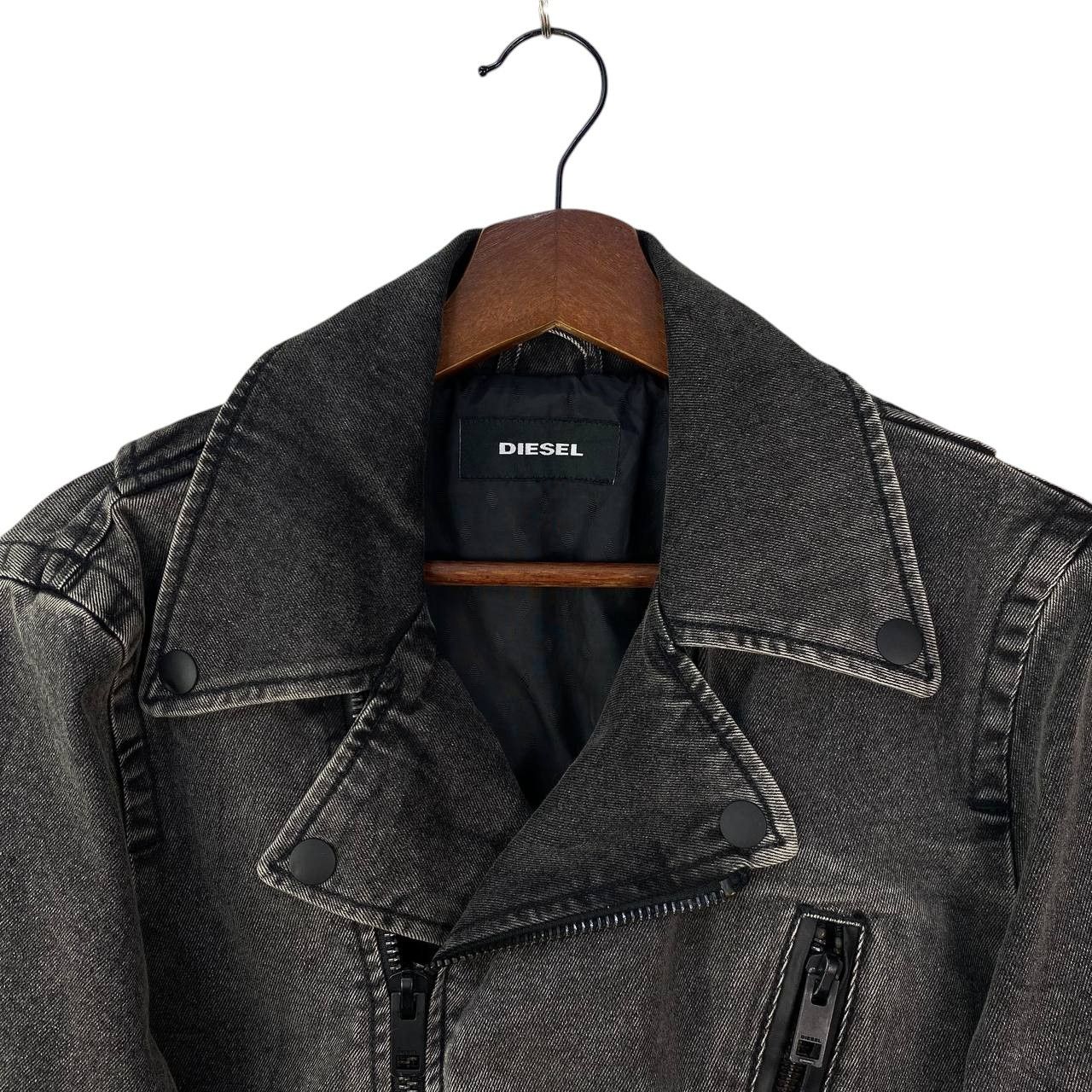 Diesel DIESEL BIKER JACKET FADED BLACK MEDIUM Size US M / EU 48-50 / 2 - 7 Thumbnail