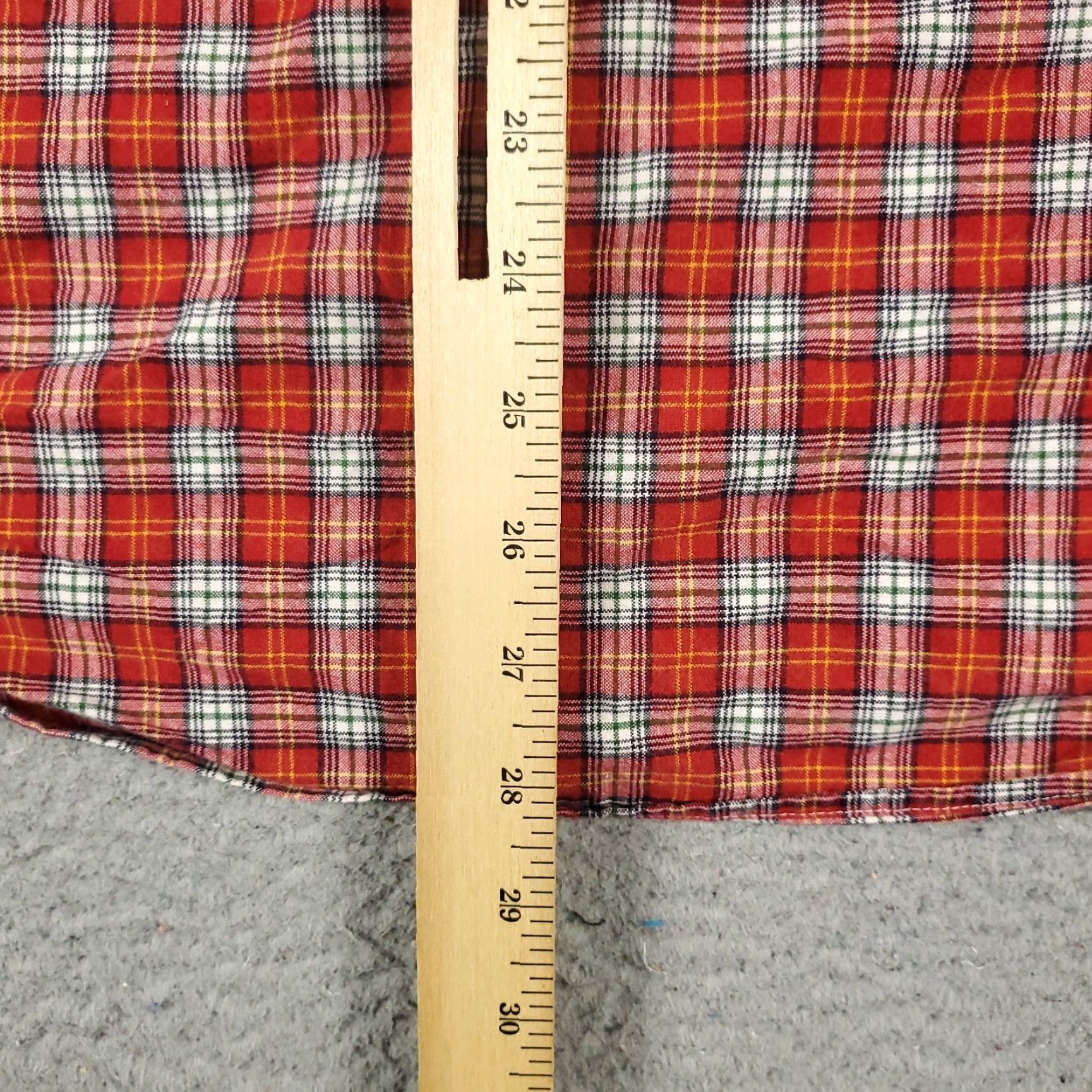 Abercrombie & Fitch Abercrombie & Fitch Shirt Mens Large Red Plaid Button-Front Short Sleeve Casual Classic/Preppy Athletic Top Mens L Red Graphic No Size US L / EU 52-54 / 3 - 4 Thumbnail